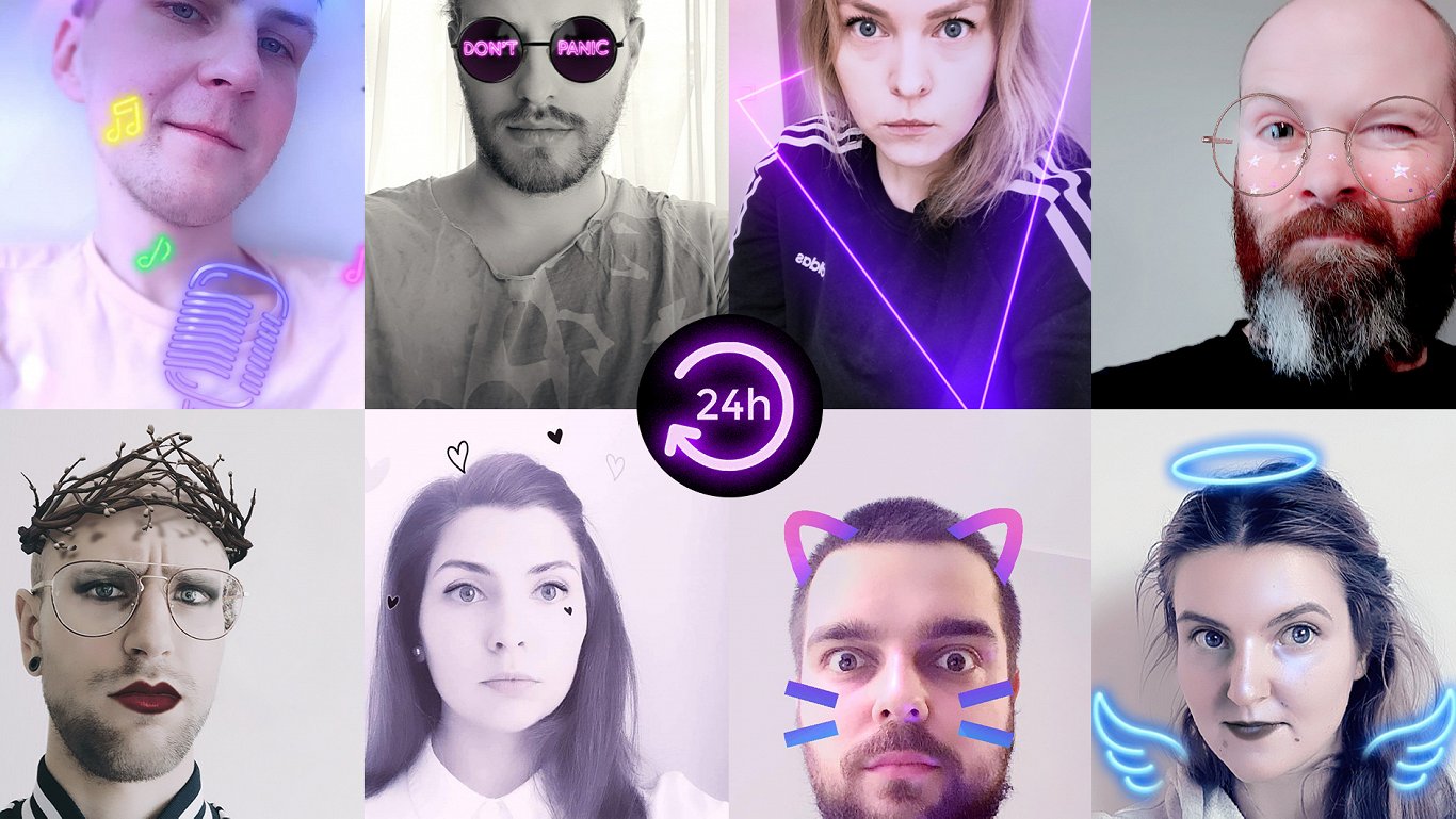 Skats no teātra trupas KVADRIFRONS tiešsaistes projekta 