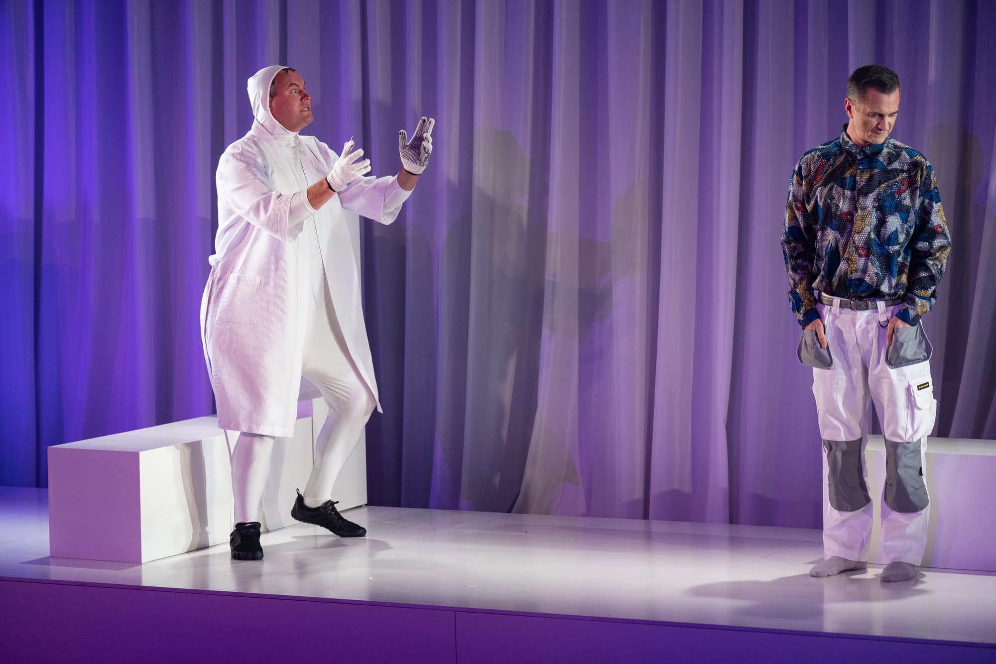  Rikijs – Jevgēnijs Isajevs, Dr. Stefans Franks – Jānis Skutelis // Foto – Andrejs Strokins