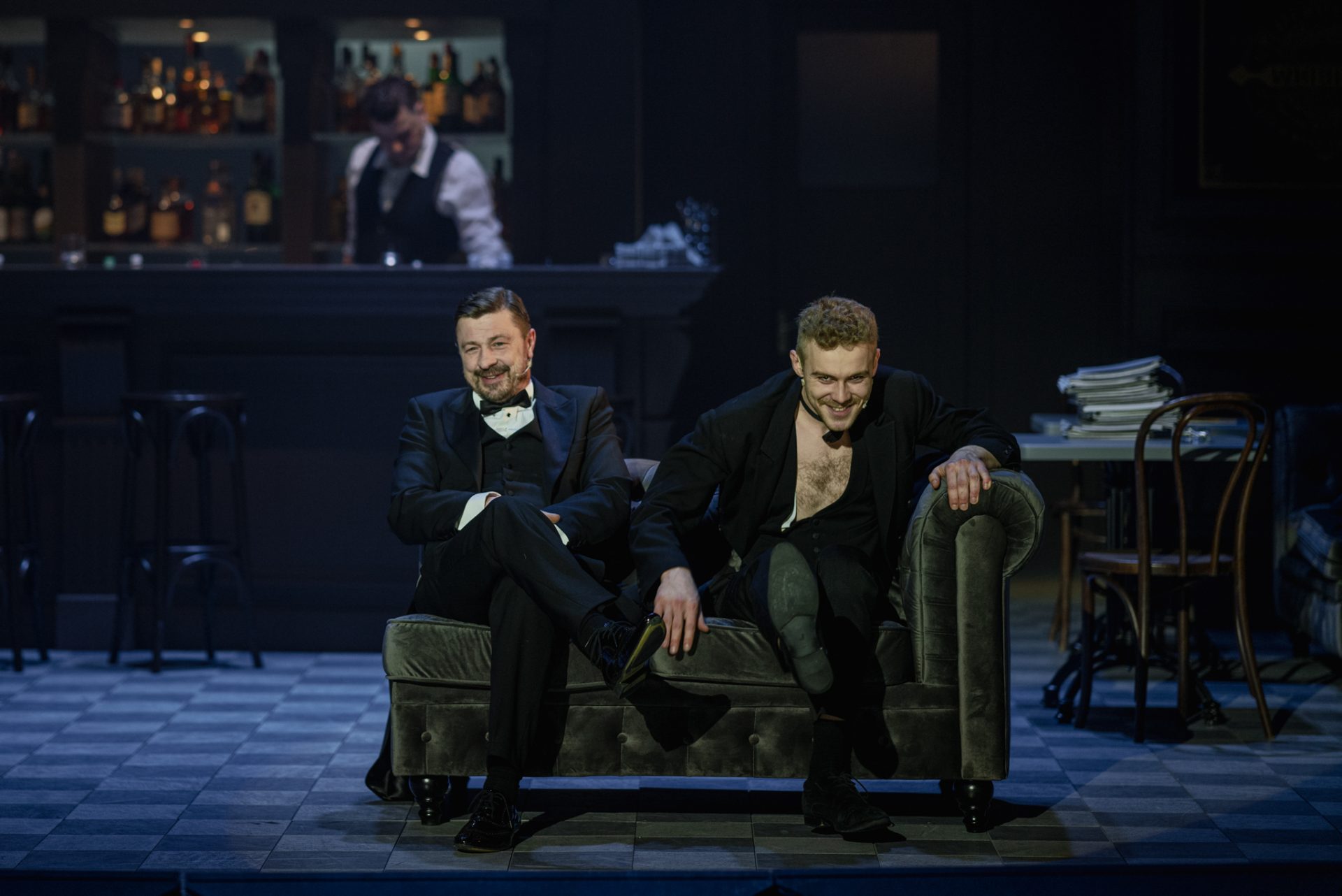 Maikls Goselins – Egons Dombrovskis, Valts Skuja –  Toms Fennels // Foto – Mārtiņš Vilkārsis