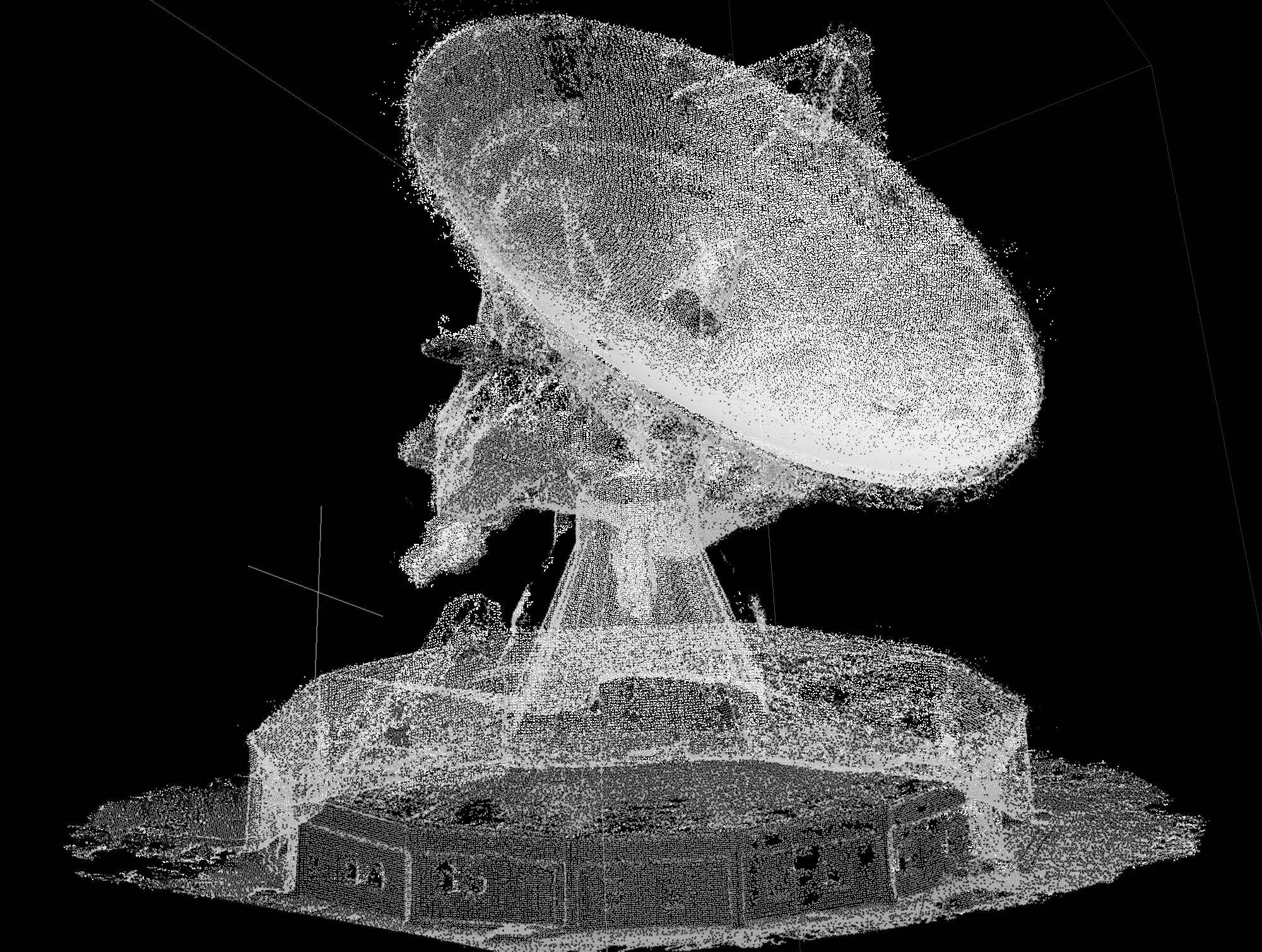 Irbenes Radioteleskops RT-32. Akustiskās telpas laboratorija (2001/2021), No topošā VR mākslas darba // Publicitātes foto