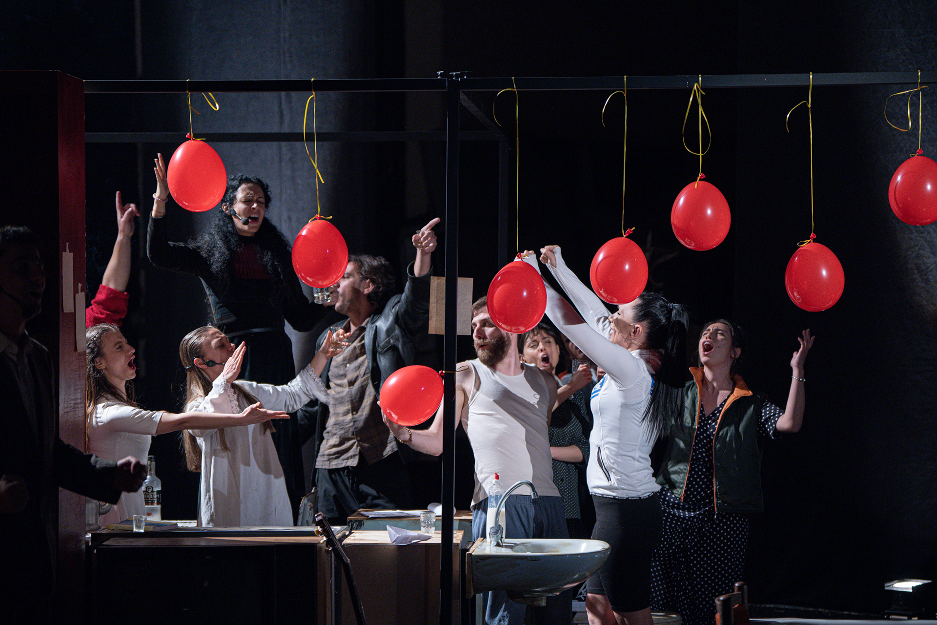 Skats no Plevenas pilsētas teātra (Bulgārija) izrādes 