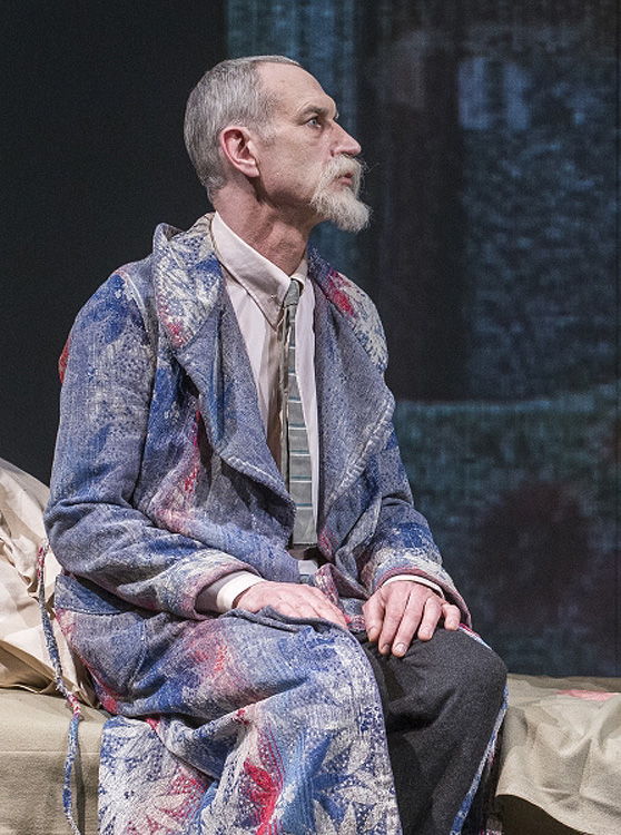 Ģirts Krūmiņš – Rainis izrādē 