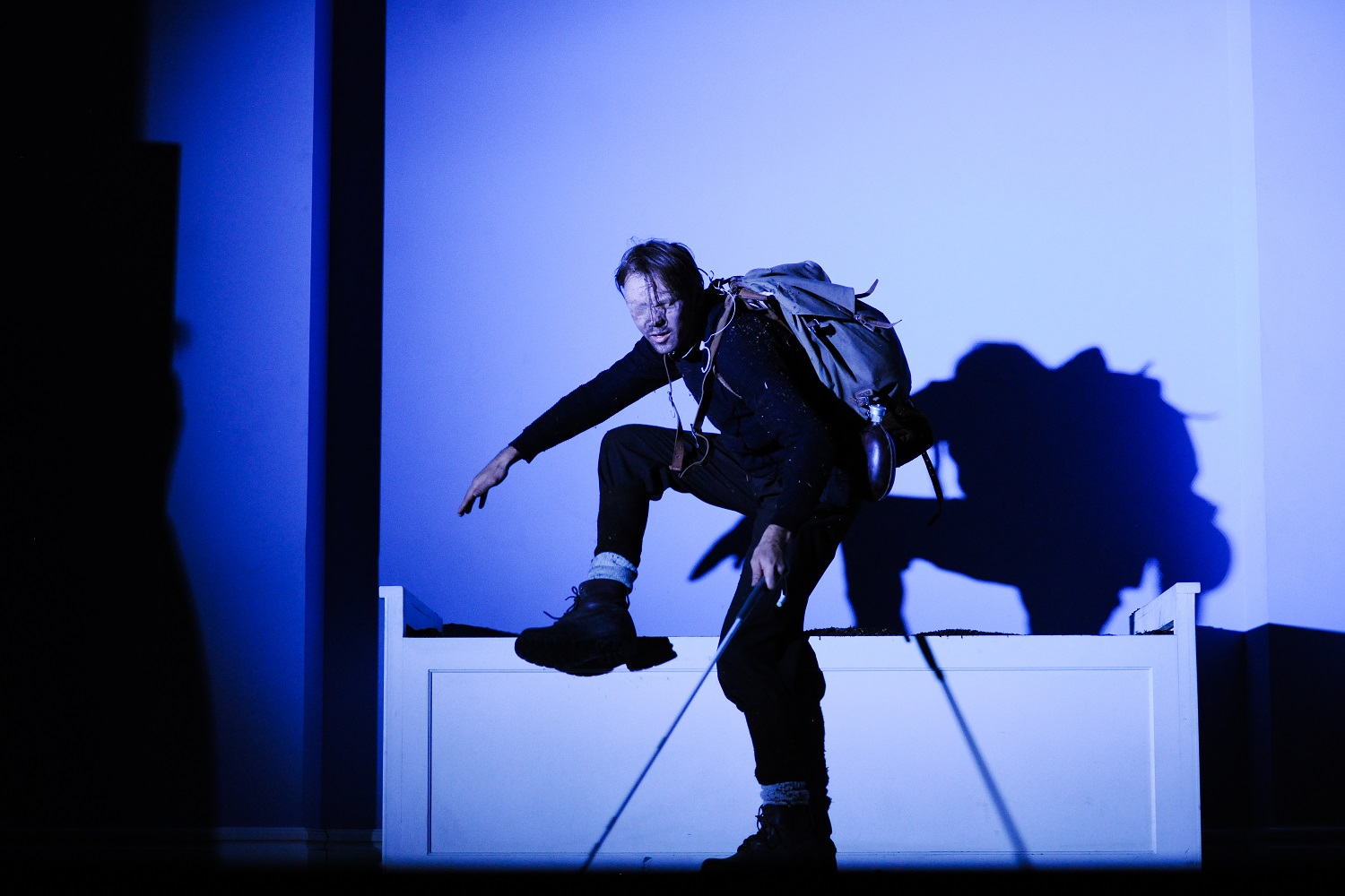 Arturs Krūzkops Nacionālā teātra izrādē 