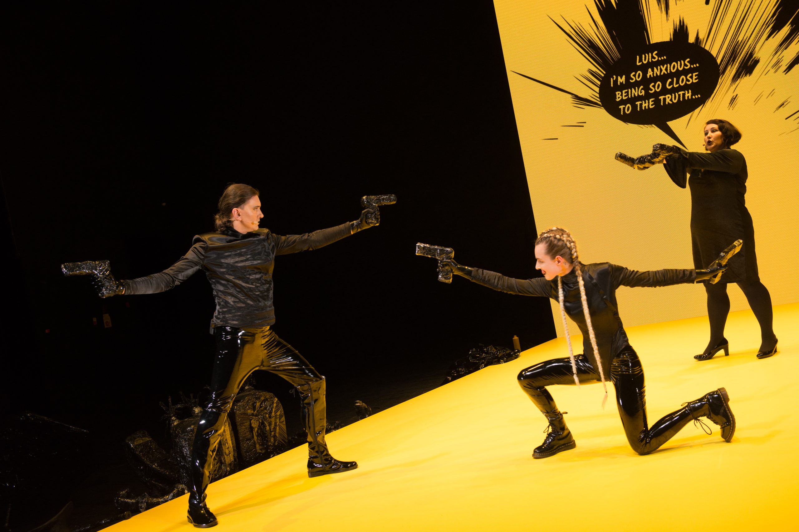 Skats no komiksu operas “Alfa” (rež. Dr.GoraParasit) // Foto – Martins Aleksa