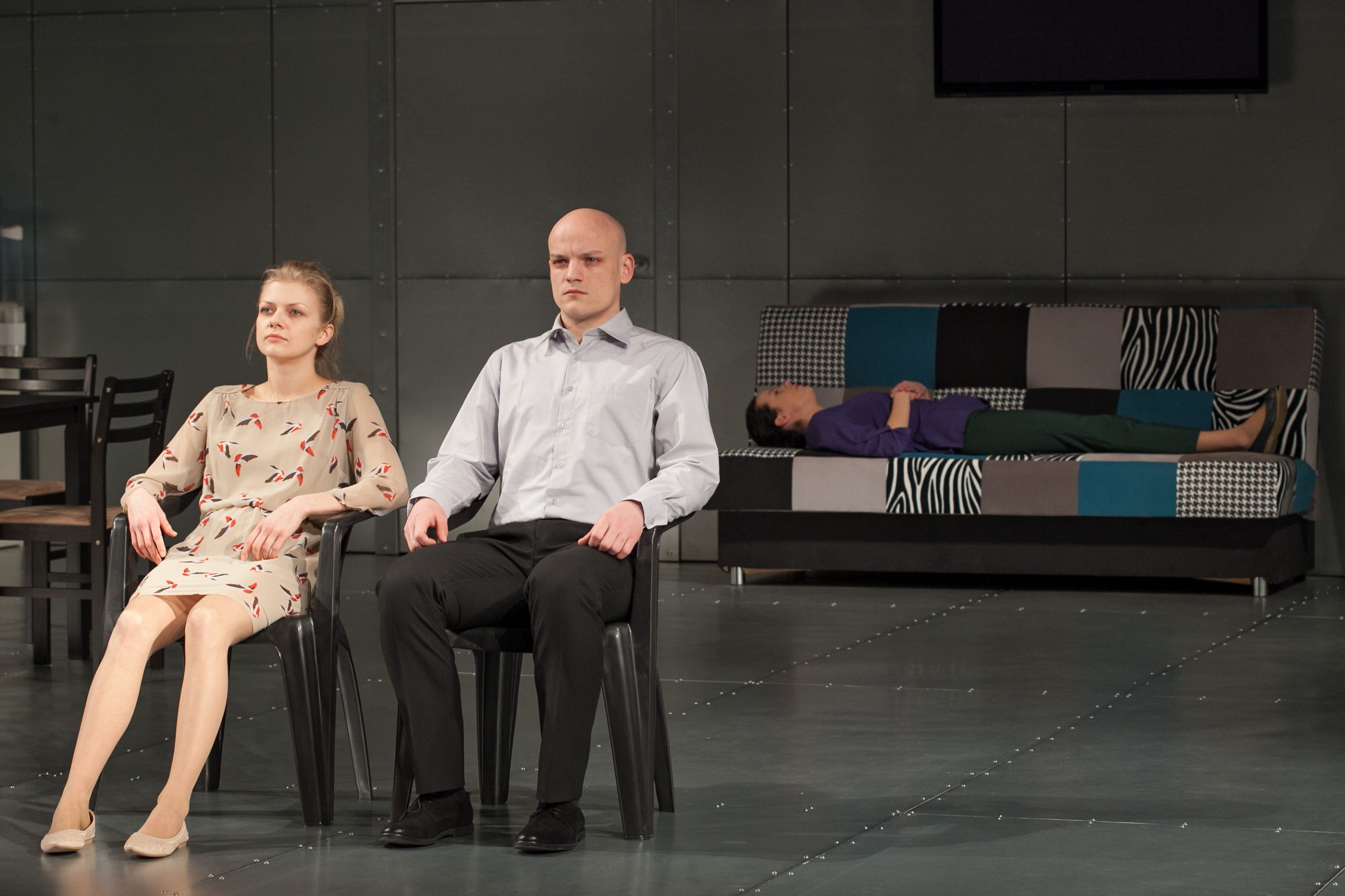 Skats no Liepājas teātra izrādes 