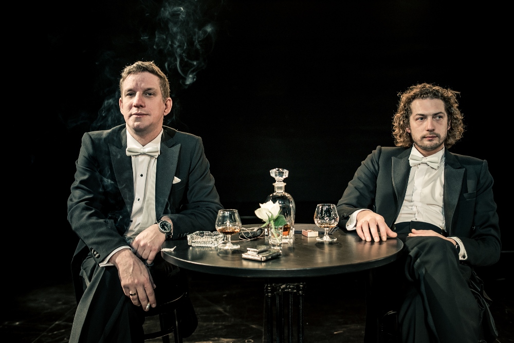 Artūrs Skrastiņš un Kārlis Lācis iestudējumā