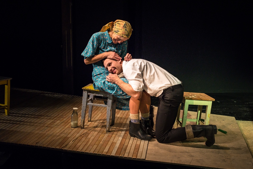 Marta – Elīna Dzelme, Kārlis – Mārtiņš Počs // Foto – Daina Geidmane