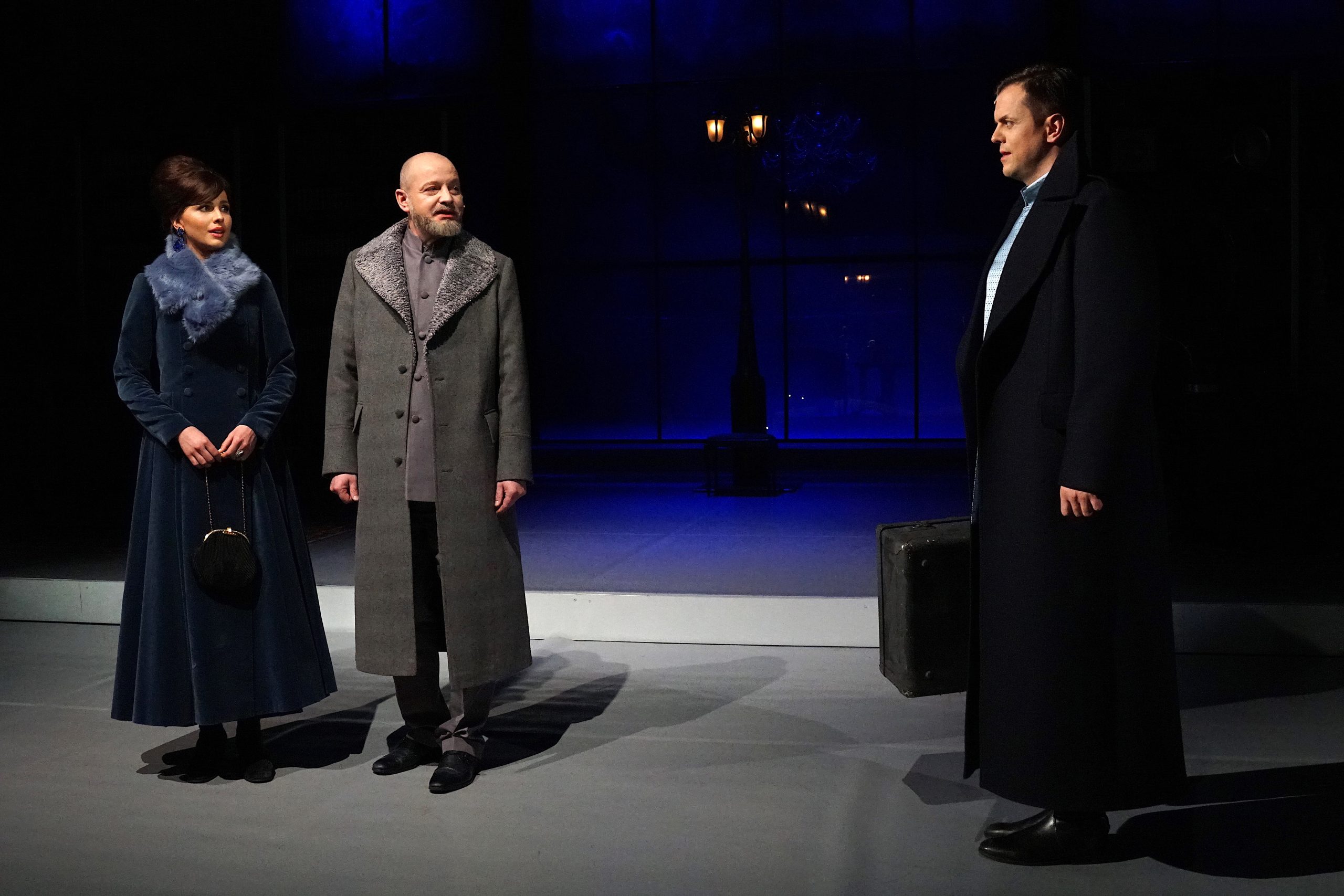 Anna – Lelde Dreimane, Aleksejs Kareņins – Ģirts Ķesteris, grāfs Vronskis – Gints Andžāns // Foto – Marko Rass