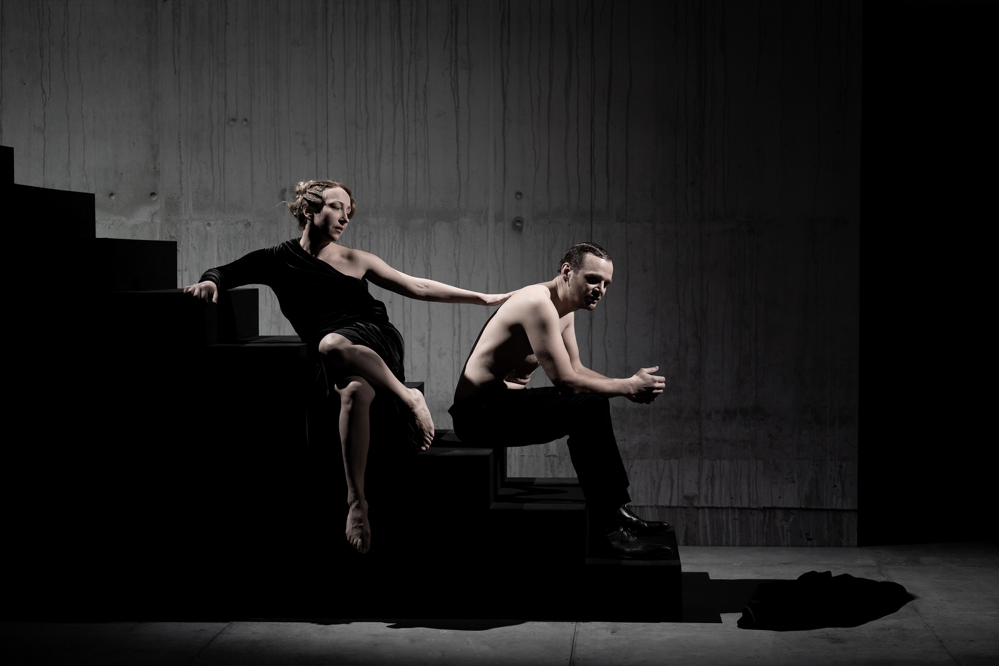 Kristīna Menona – Ieva Puķe, Adams Brants – Ingus Kniploks // Foto – Mārtiņš Vilkārsis