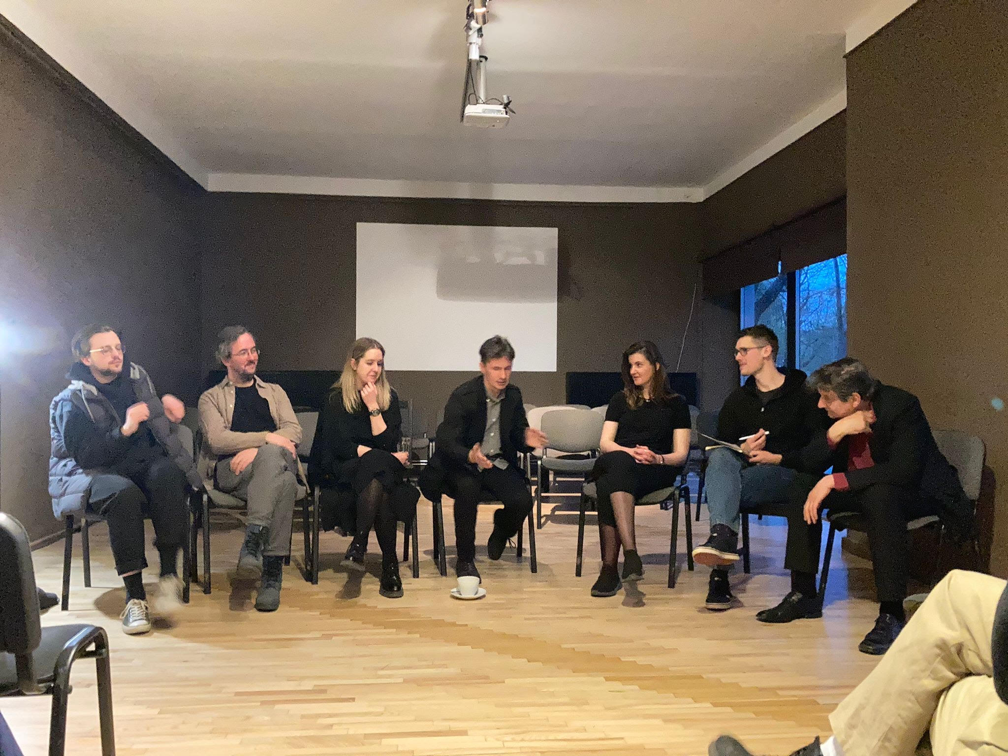 Skats no minifestivāla “Igauņu un latviešu drāma” diskusijas // Autores foto