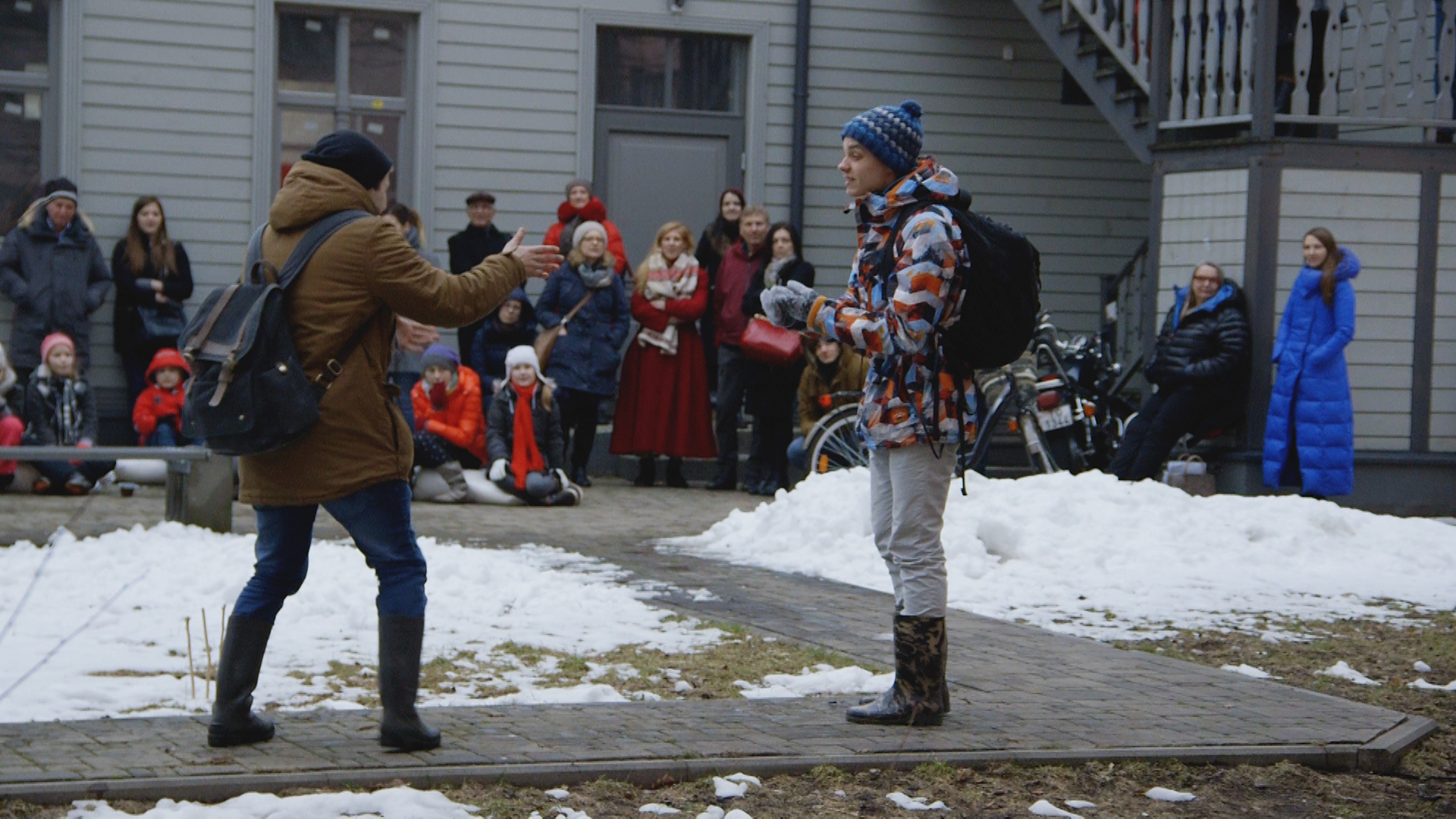 Skats no Kārļa Krūmiņa izrādes 