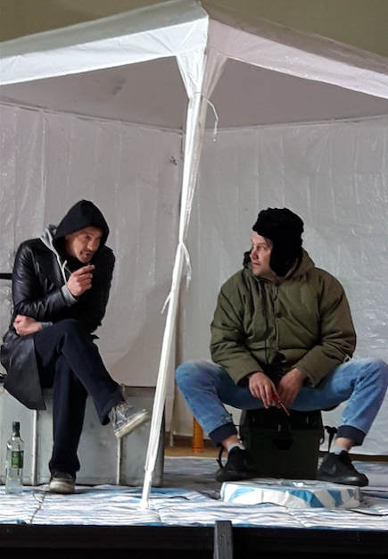 Skats no Goda teātra izrādes 