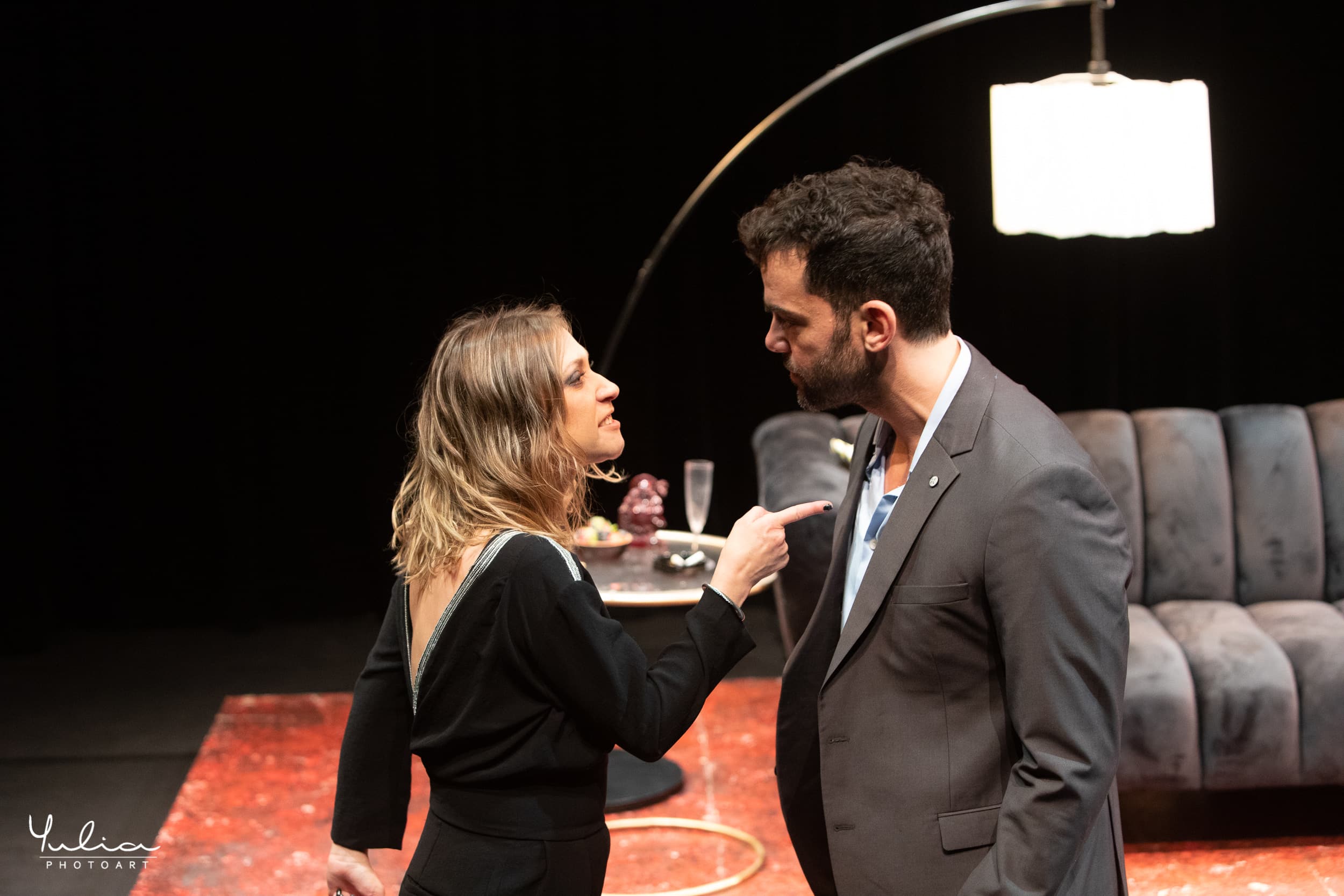 Skats no teātra grupas 