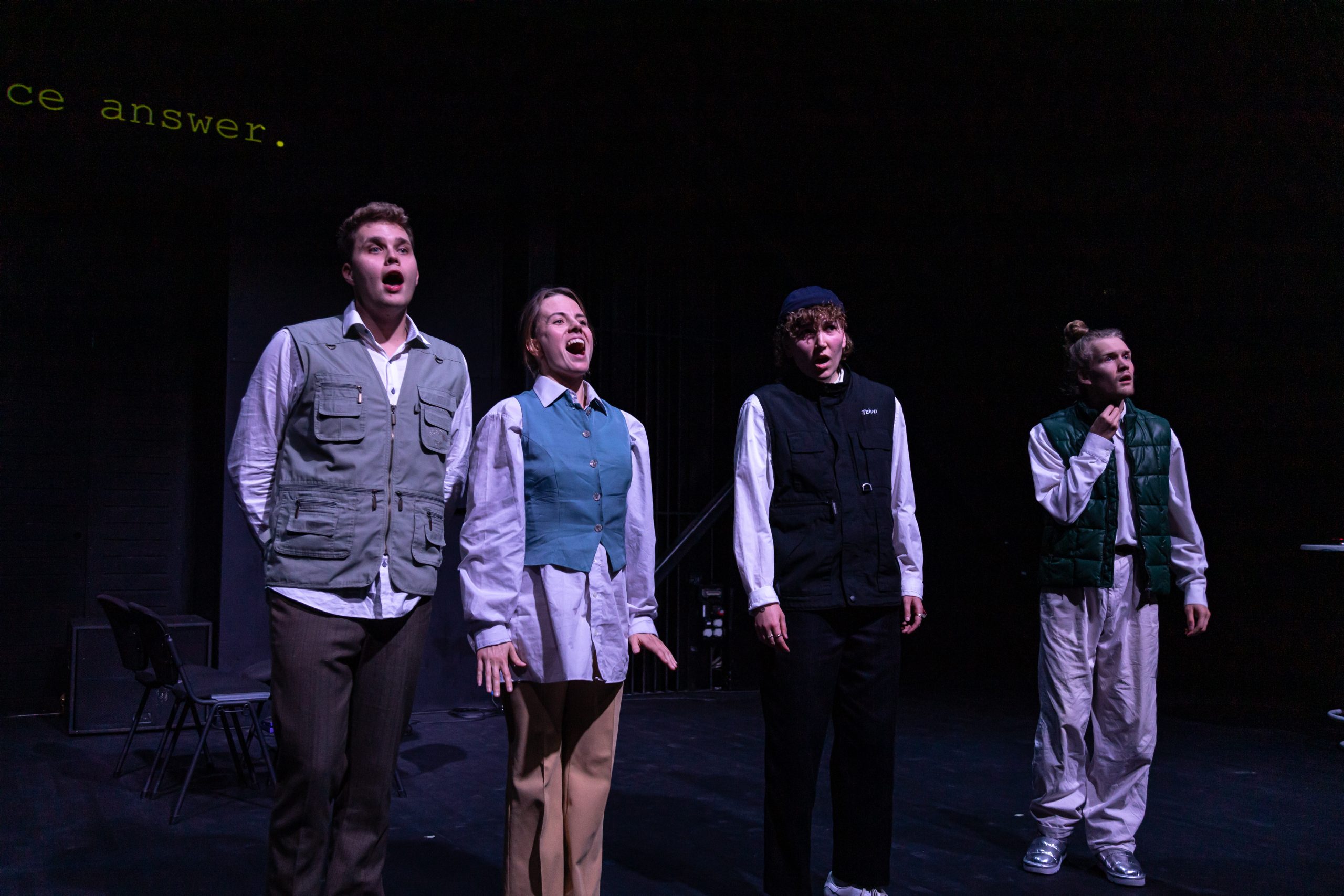 Skats no izrādes “Frankenšteina komplekss” (aut. Kārlis Krūmiņš, MI) // Foto – Aija Melbārde