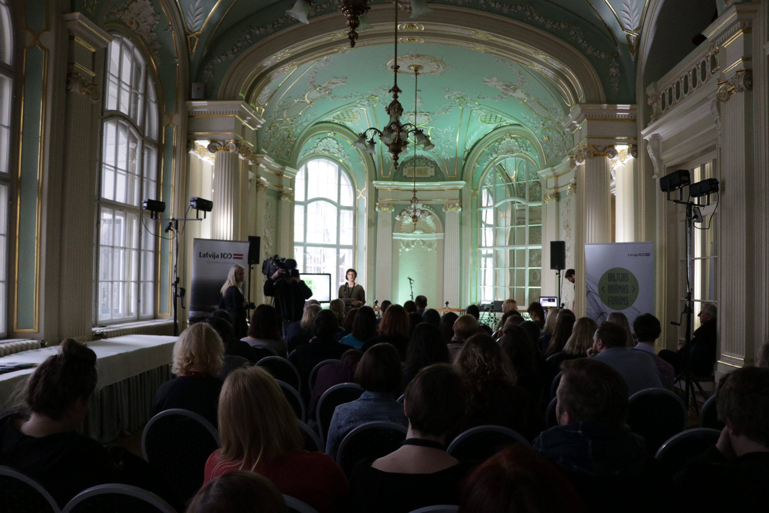 Foto no BDF atklāšanas pasākuma: Linda Ģībiete