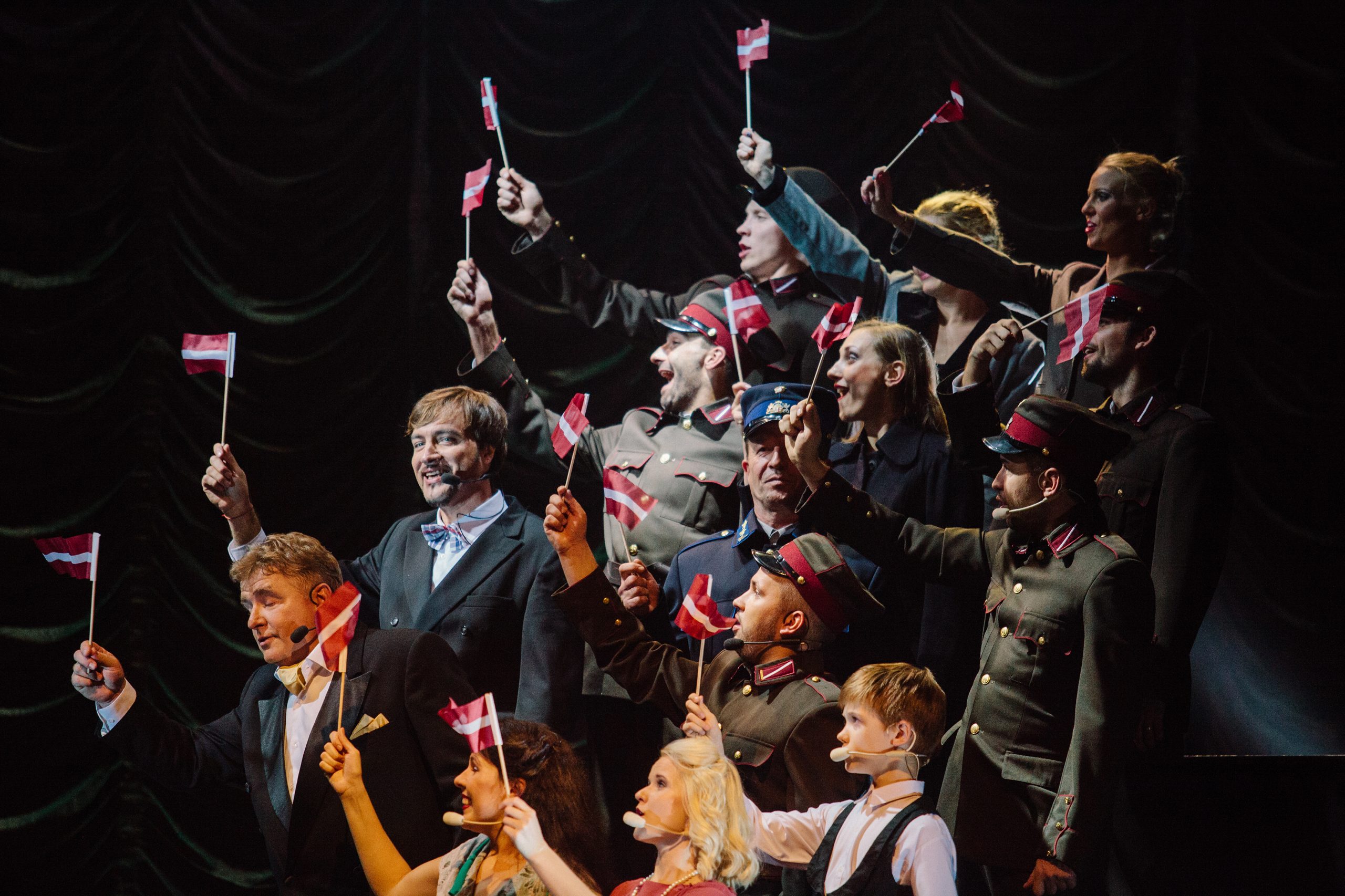 Skats no mūzikla „Cukurs. Herberts Cukurs” // Foto – Raimonds Birkenfelds