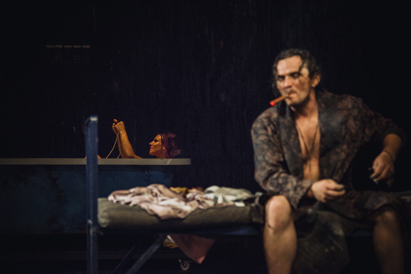 Blanša – Anete Krasovska, Stenlijs – Gints Grāvelis // Foto – Daina Geidmane