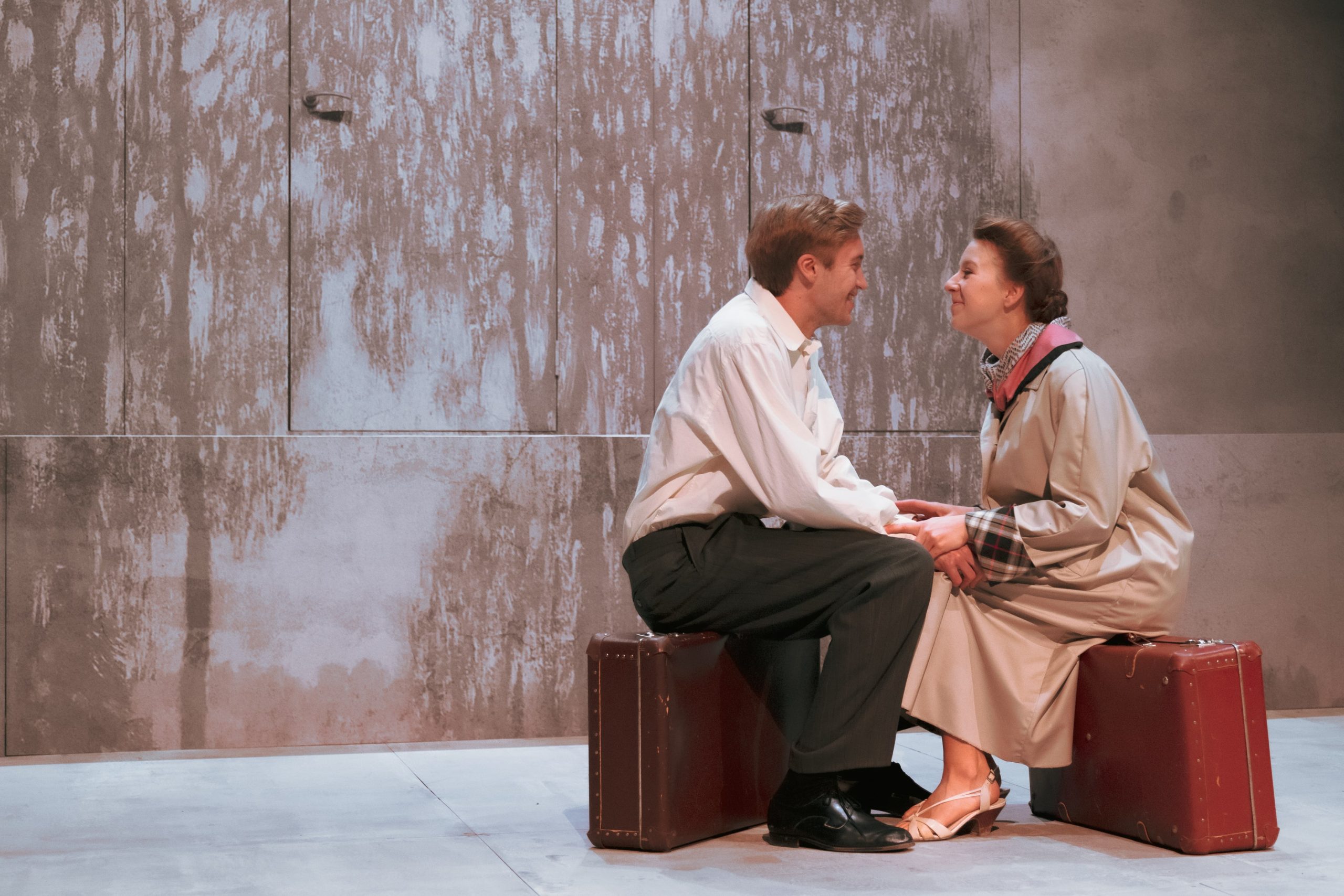 Uģis Daugavietis – Sandis Runge, Annele – Ieva Estere Barkāne // Foto – Mārtiņš Vilkārsis