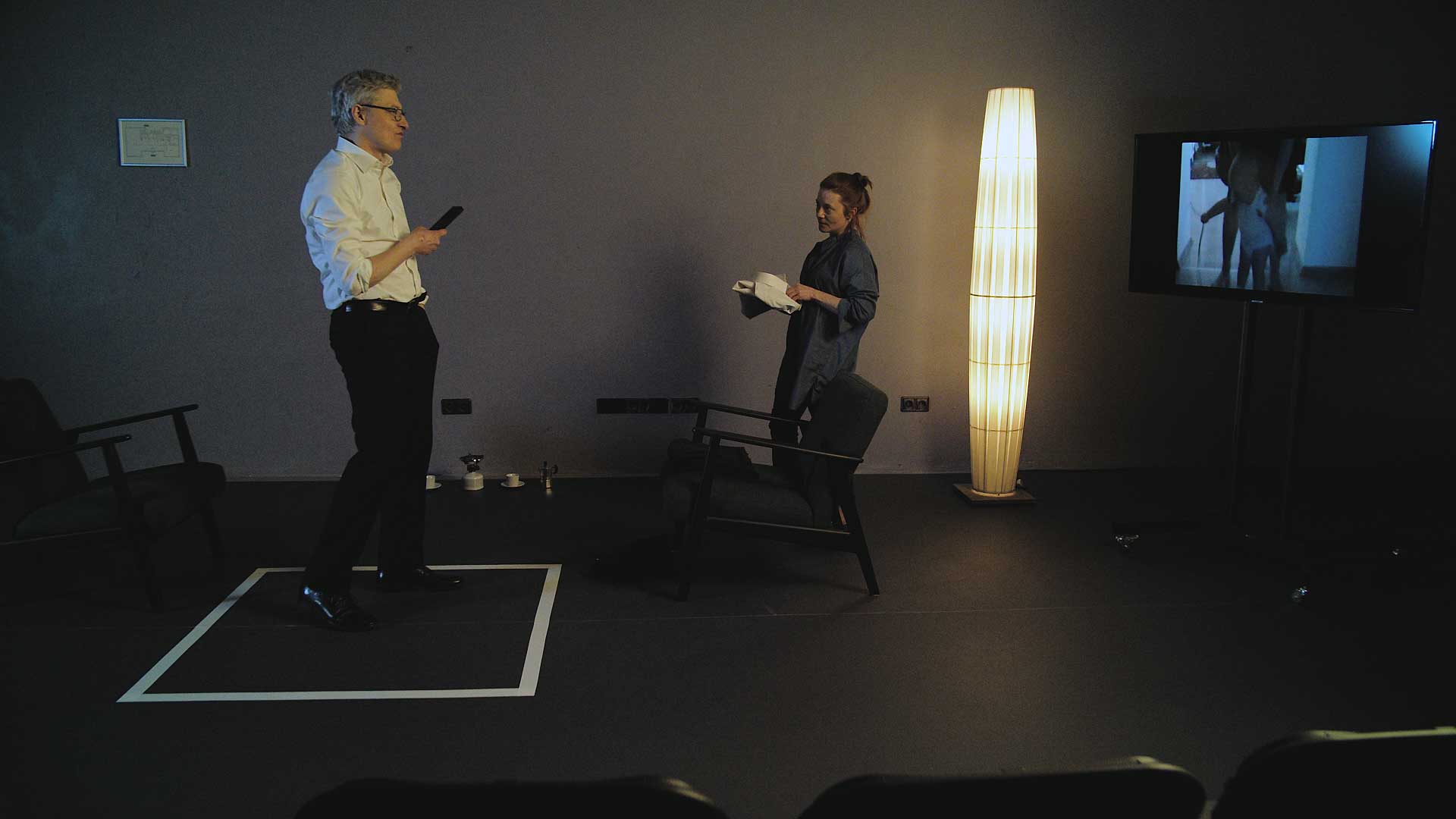 Skats no Viļņas teātra kompānijas 