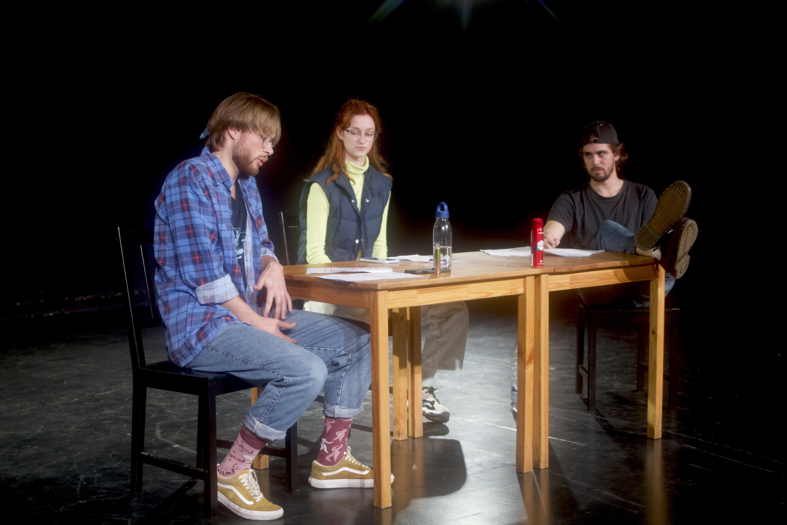 Skats no Austras Litaunieces lugas “Vera” lasījuma (rež. Nellija Spūle) // Foto – Natālija Jēkabsone