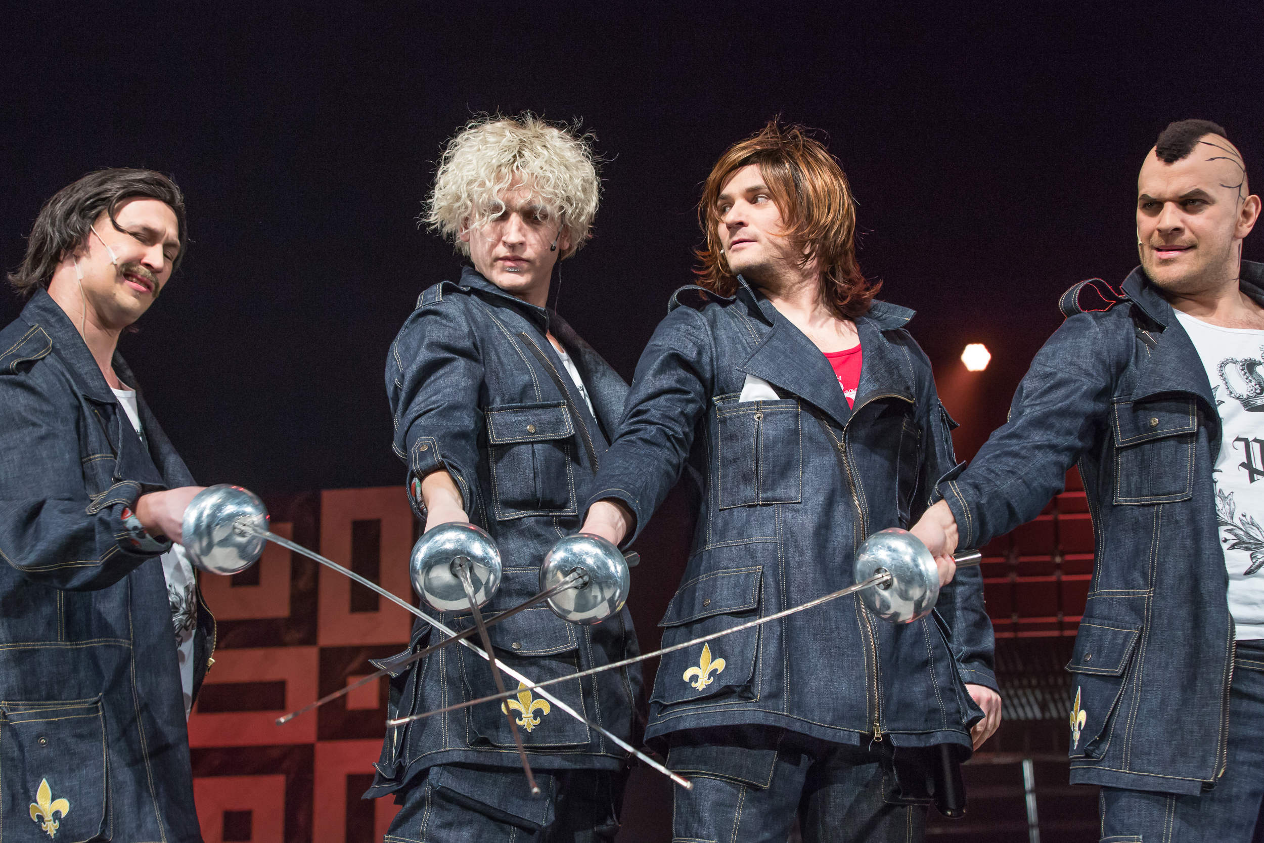 Skats no Dailes teātra izrādes 