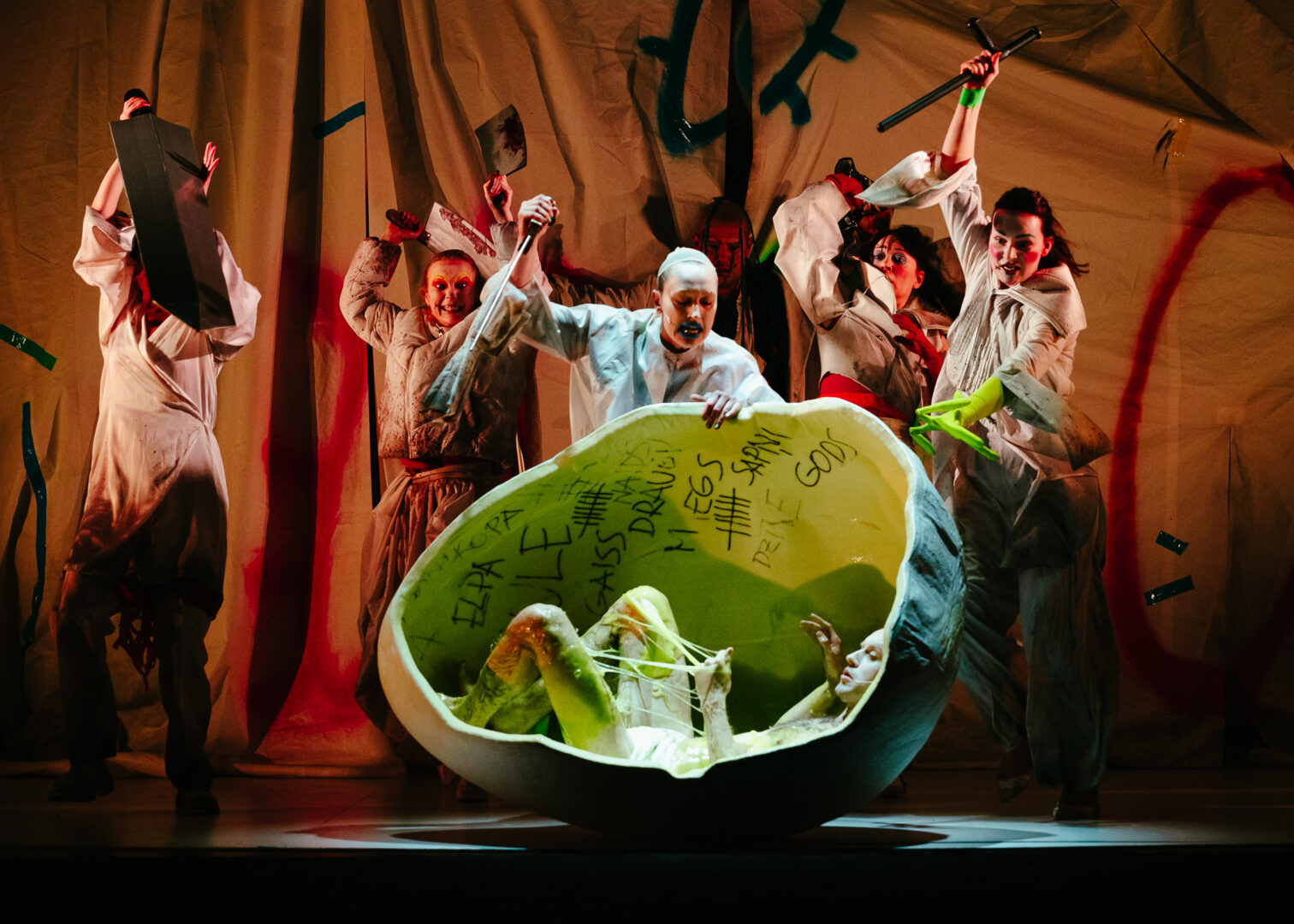 Skats no Latvijas Nacionālā teātra izrādes 