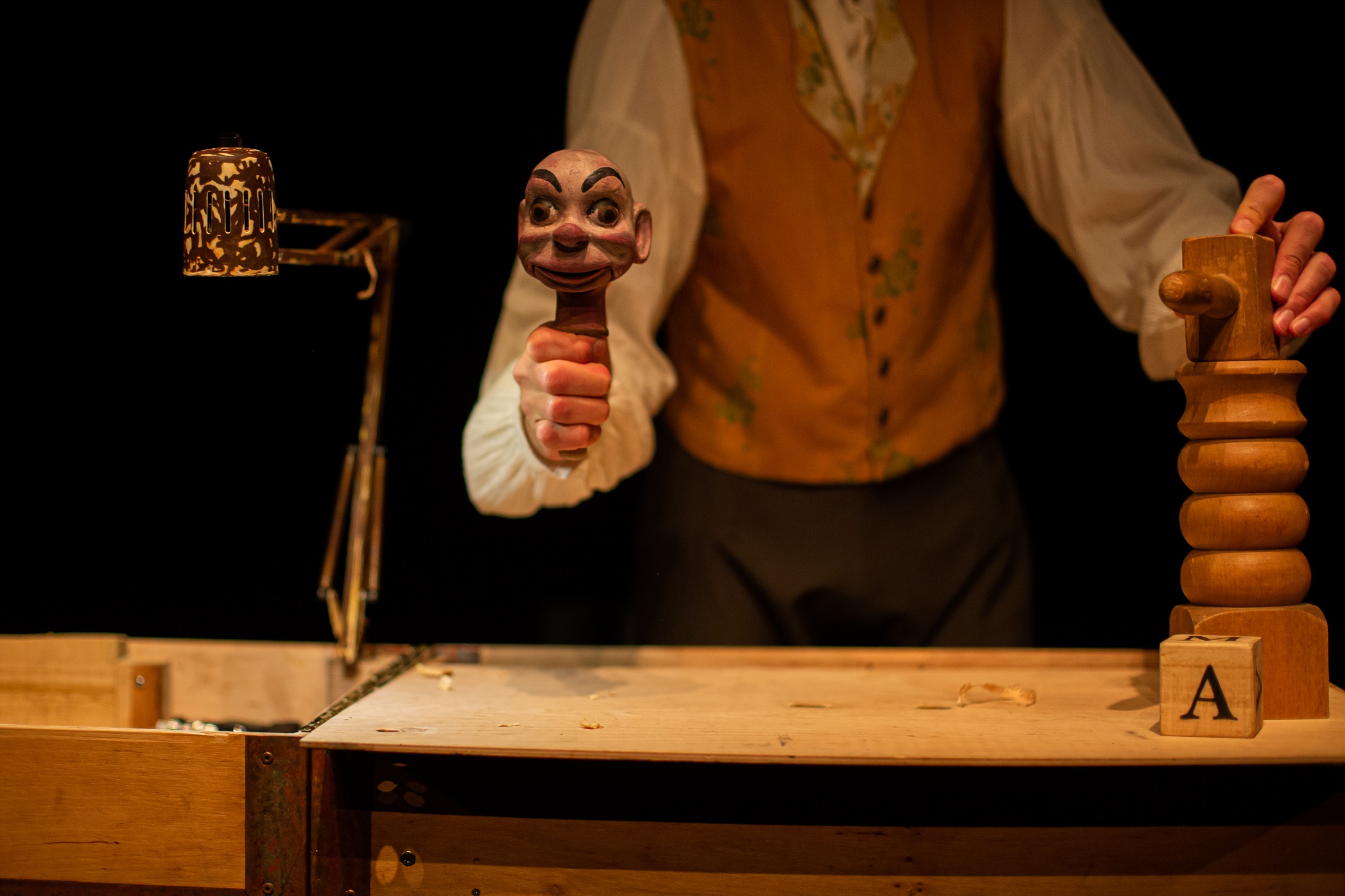 Skats no Mariboras Leļļu teātra (Slovēnija) izrādes “Pinokio” // Publicitātes foto