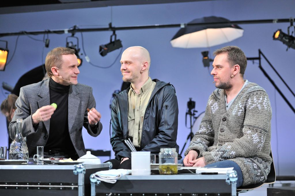 Rellings – Uldis Anže, Grēgerss – Gundars Grasbergs, Jalmars – Ivars Kļavinskis // Foto – Kristaps Kalns