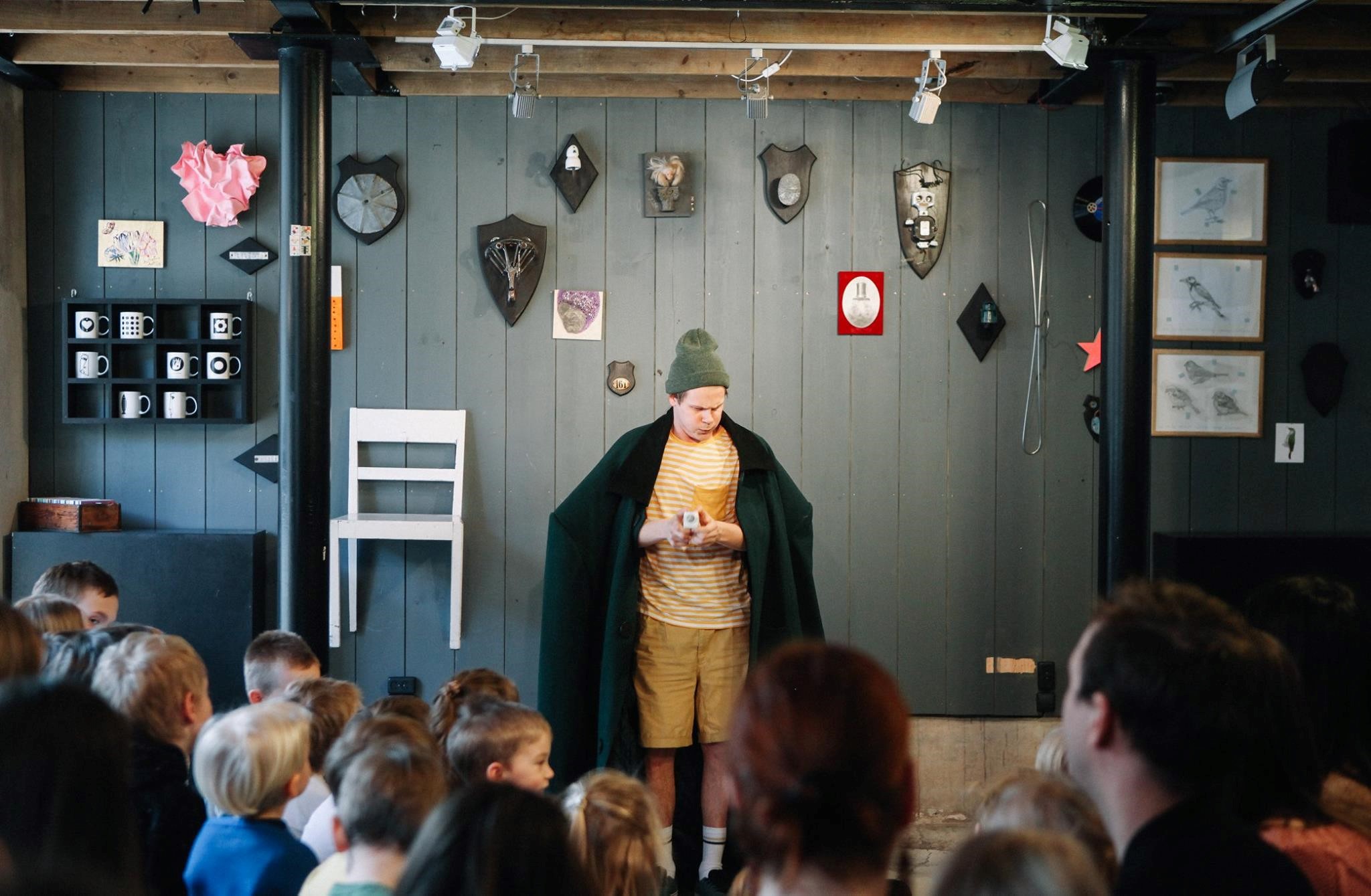 Oskars Florencs-Vīksne izrādē 