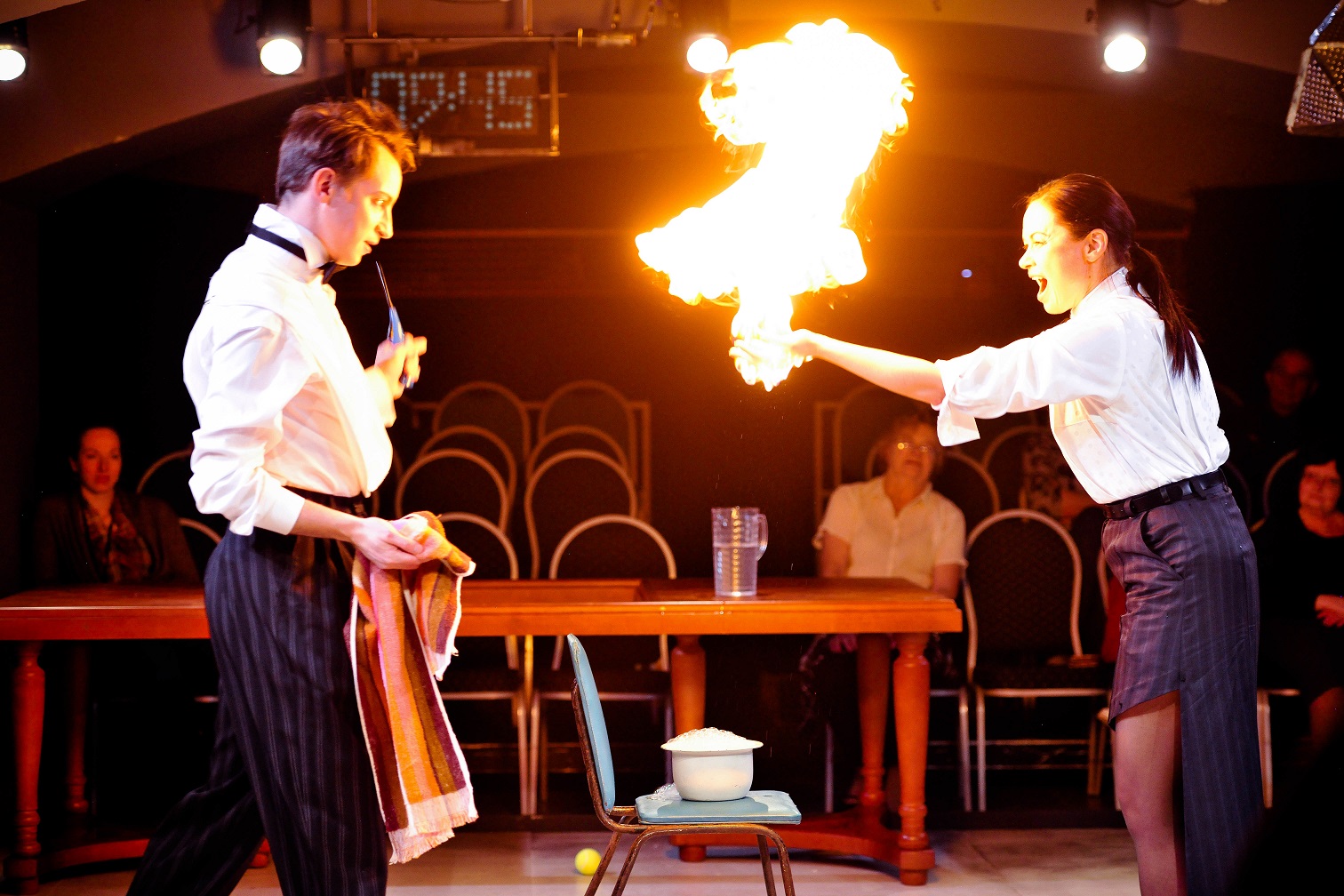 Kapteinis – Jurģis Spulenieks, Mērija – Evija Skulte // Foto – Kristaps Kalns