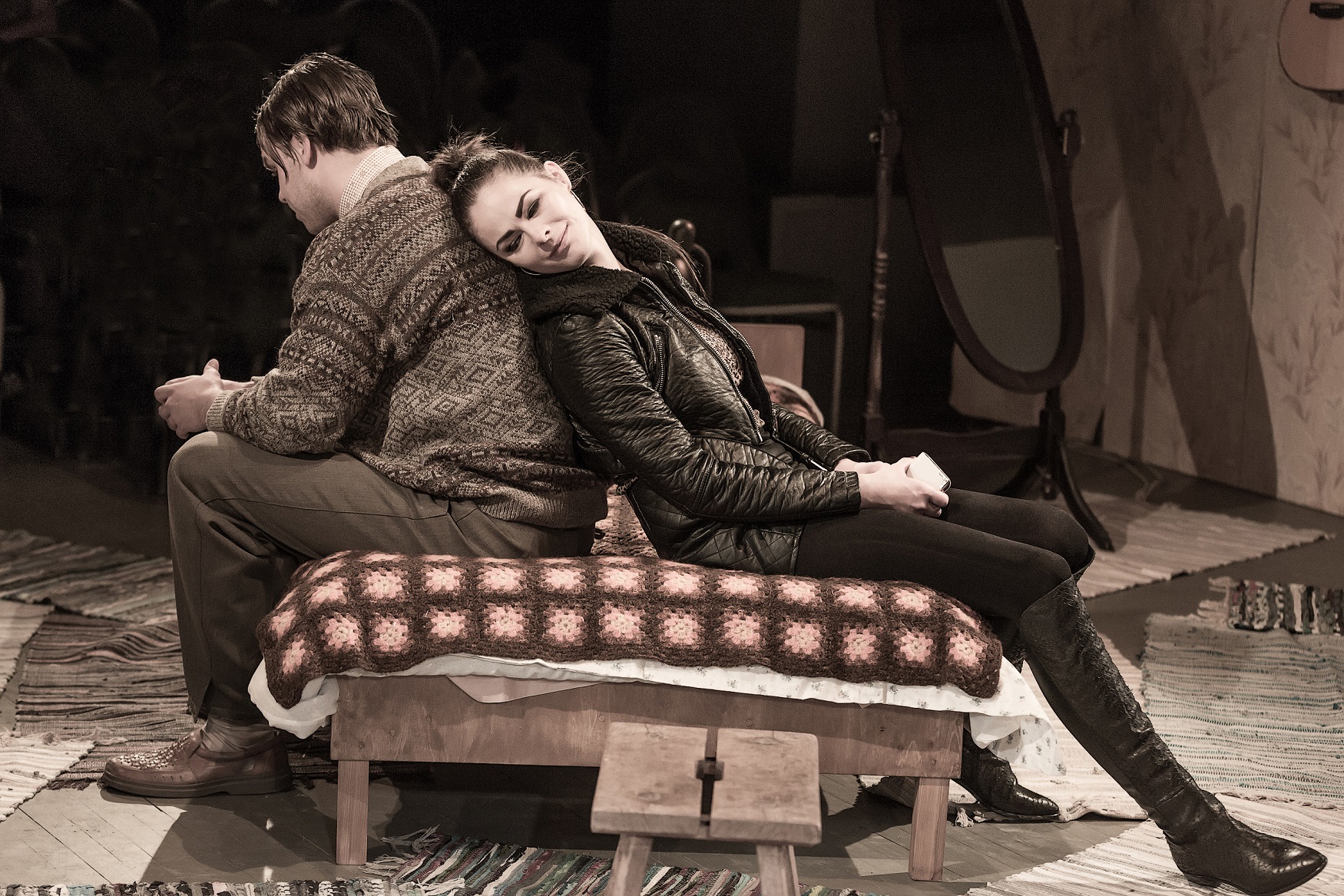 Miks – Kaspars Dumburs, Vija – Zane Dombrovska // Foto – Gunārs Janaitis