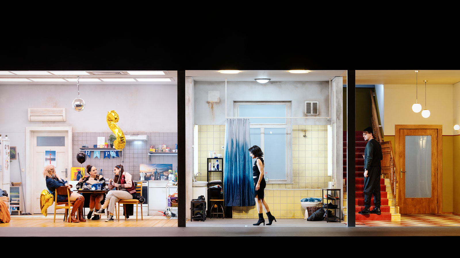 Skats no Berlīnes Valsts operas izrādes 