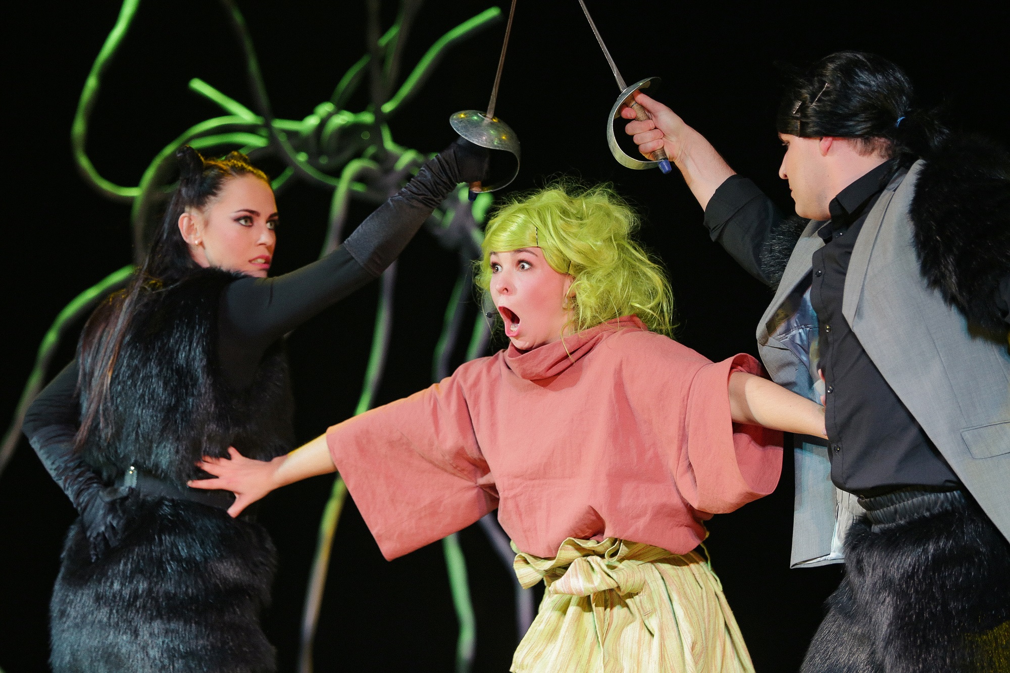 Skats no izrādes // Foto – Džeina Saulīte