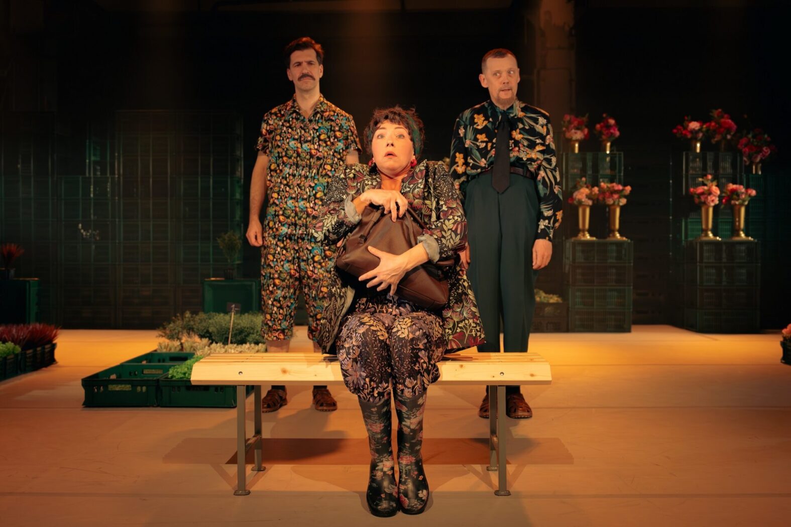 Dzejnieks – Ģirts Rāviņš, Marta – Ieva Puķe, Jurģis – Krišjānis Salmiņš // Foto – Mārtiņš Vilkārsis