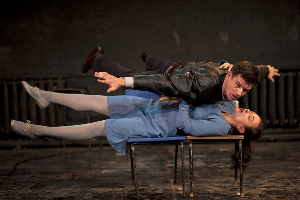 Baiba Broka un Vilis Daudziņš izrādē