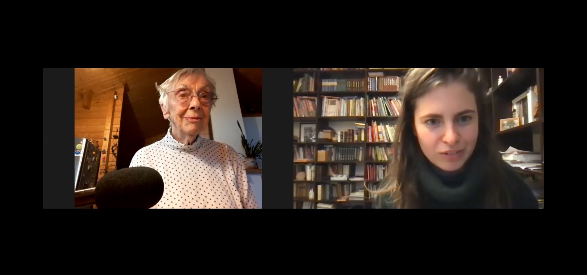 Velta Skurstene un Pamela Butāne 