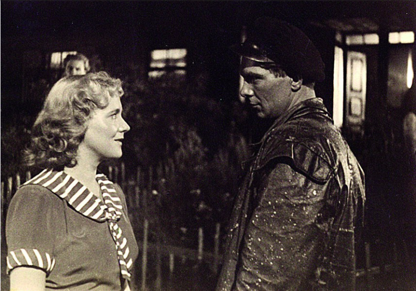 Astrīda Gulbe un Eduards Pāvuls kinofilmā 