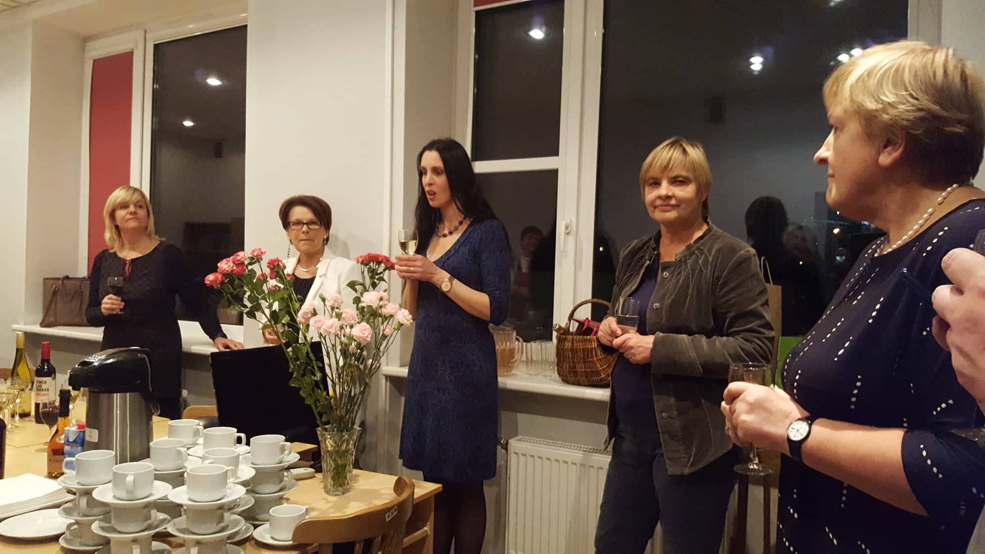 Foto no Laumas Mellēnas-Bartkevičas promocijas darba aizstāvēšanas banketa 2018. gadā // Foto no privātā arhīva