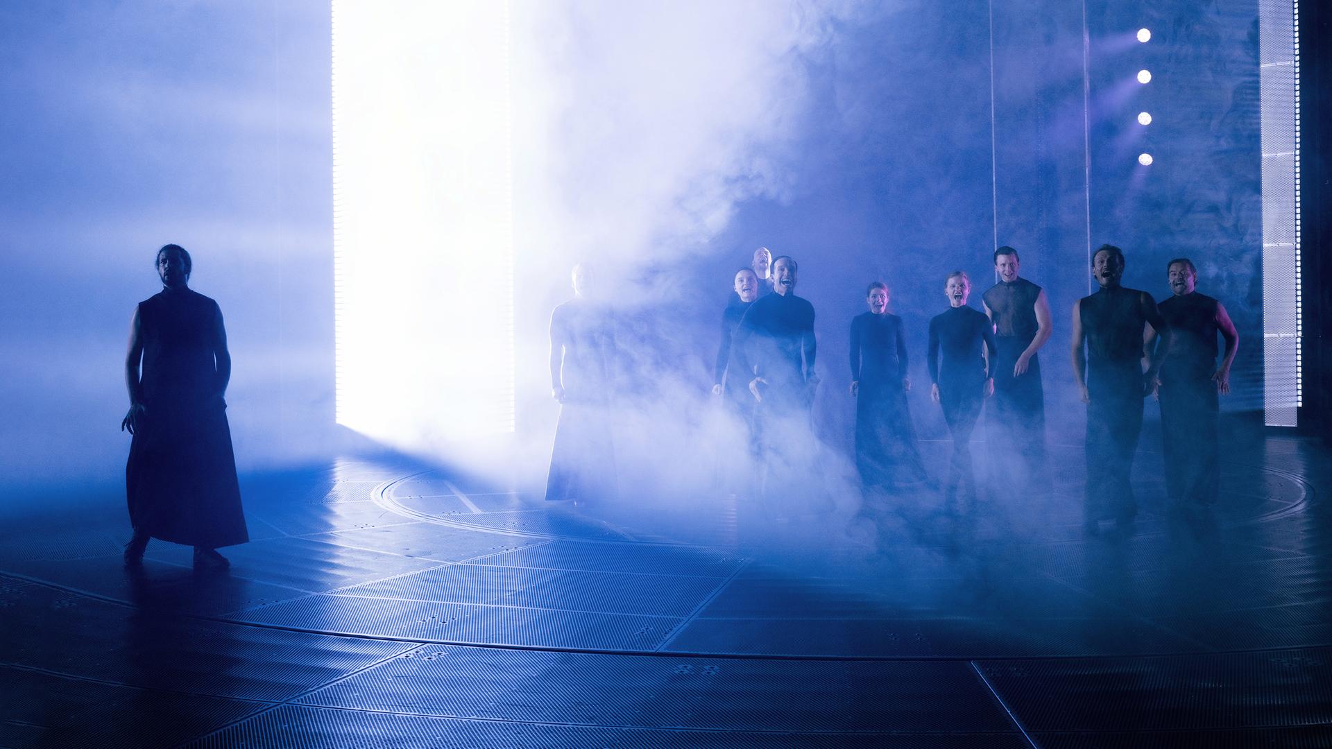 Skats no Zalcburgas festivāla ietvaros radītā Lesinga “Nātana Gudrā” iestudējuma // Foto – Monika Ritterhaus