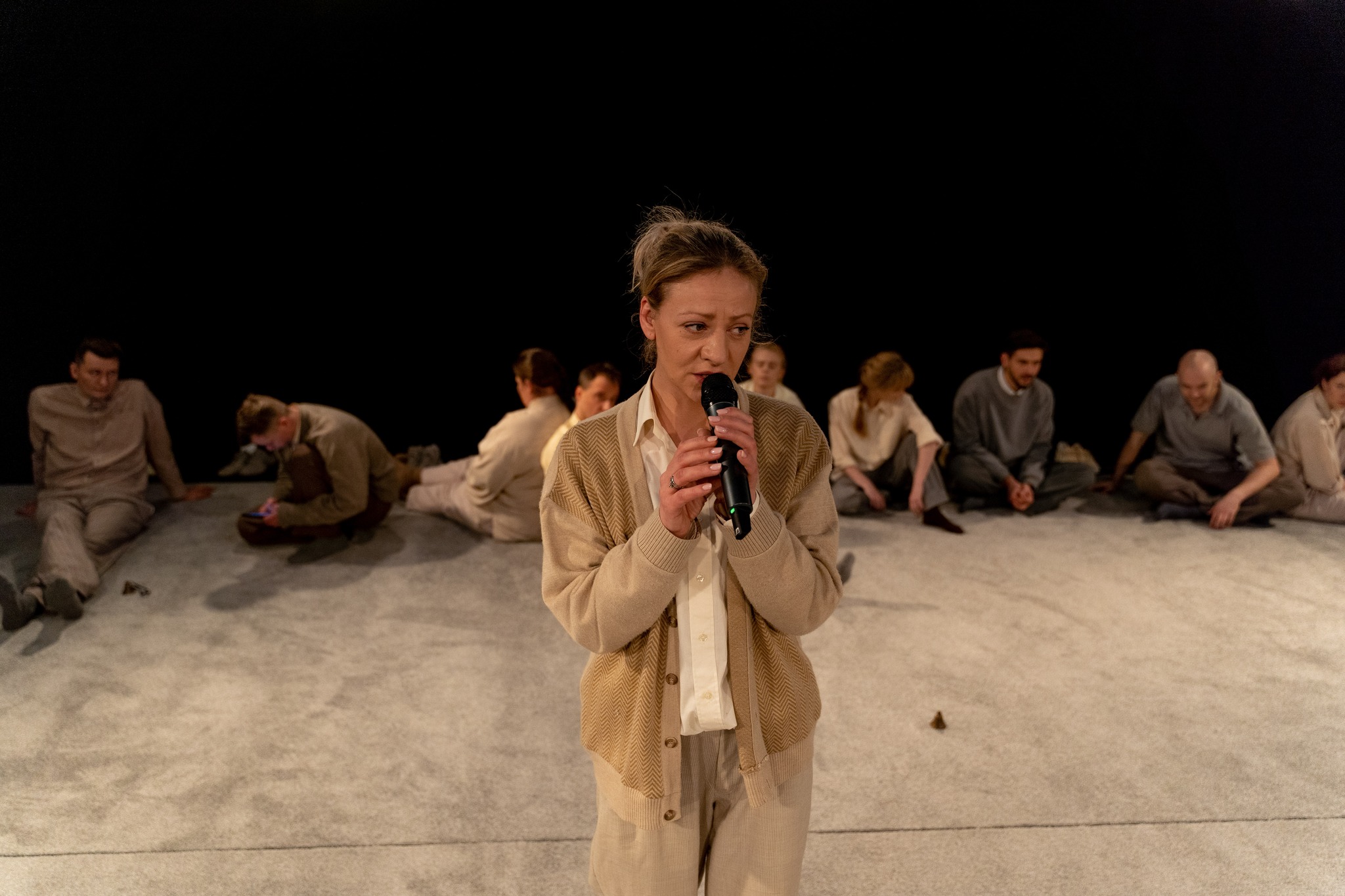 Skats no Joza Miltiņa Drāmas teātra izrādes 