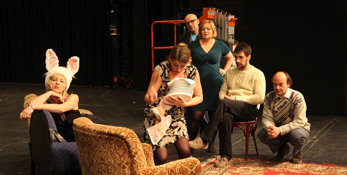 Skats no Zagrebas teātra ZKM izrādes 