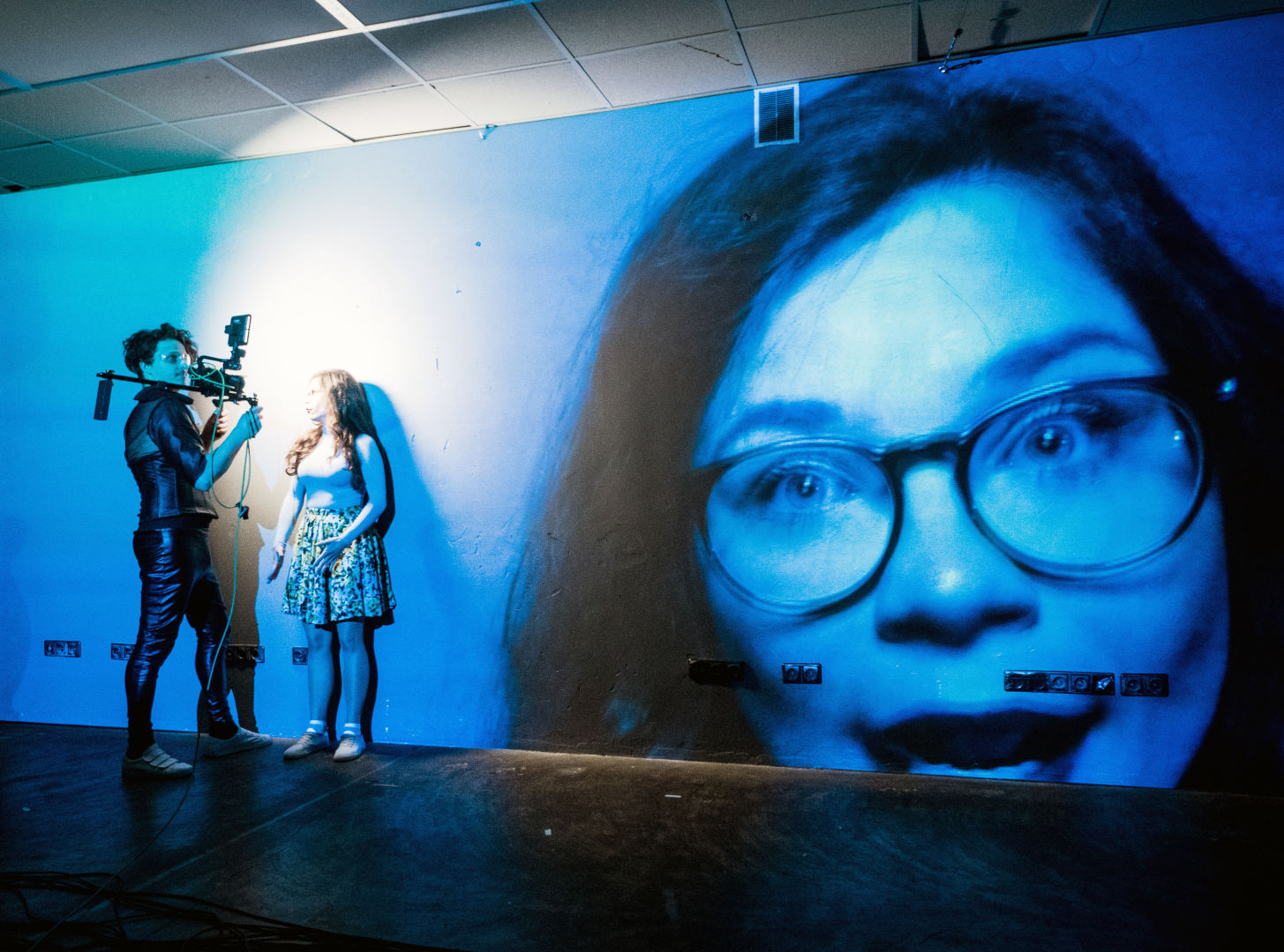 Skats no Viļņas Pilsētas teātra izrādes 