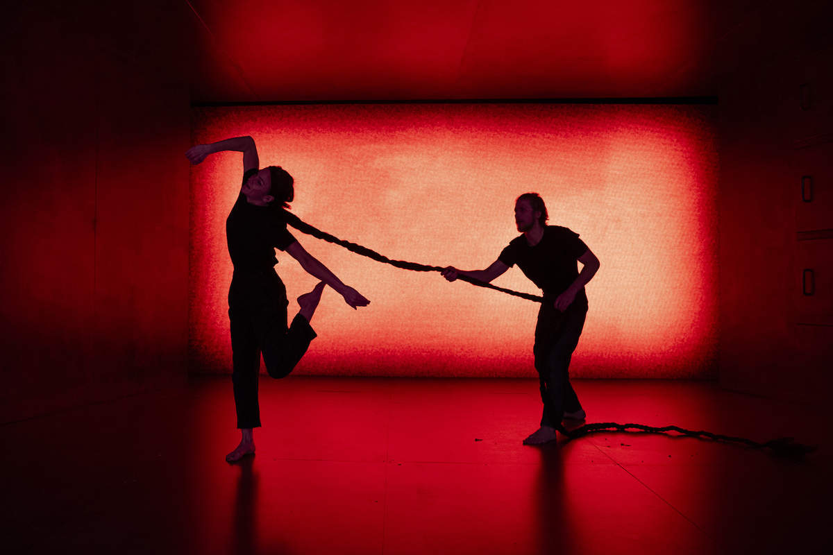 Eiridīke – Ilze Ķuzule-Skrastiņa, Orfejs – Klāvs Kristaps Košins // Foto – Marko Rass