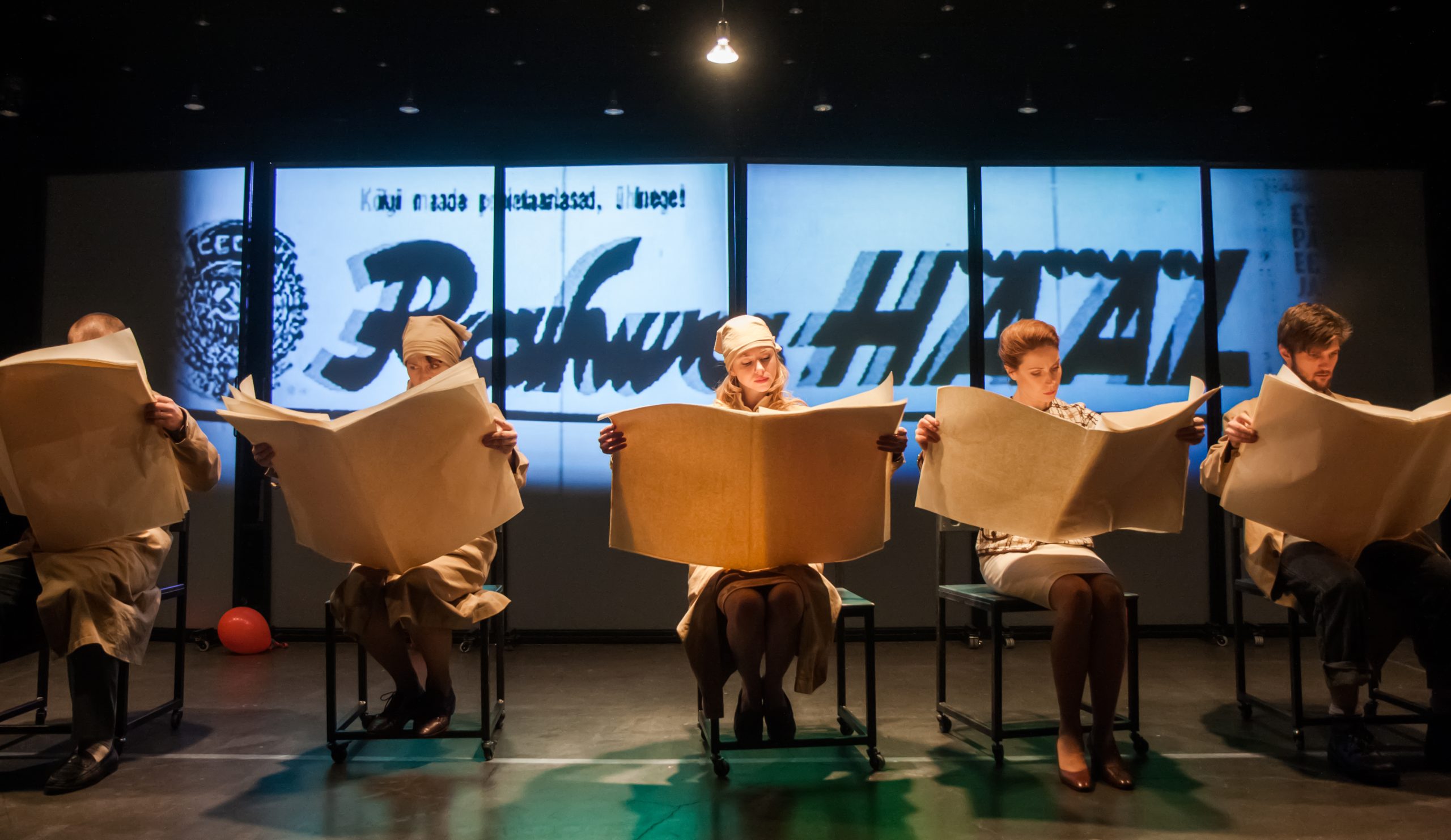 Skats no Vanemuines teātra izrādes 