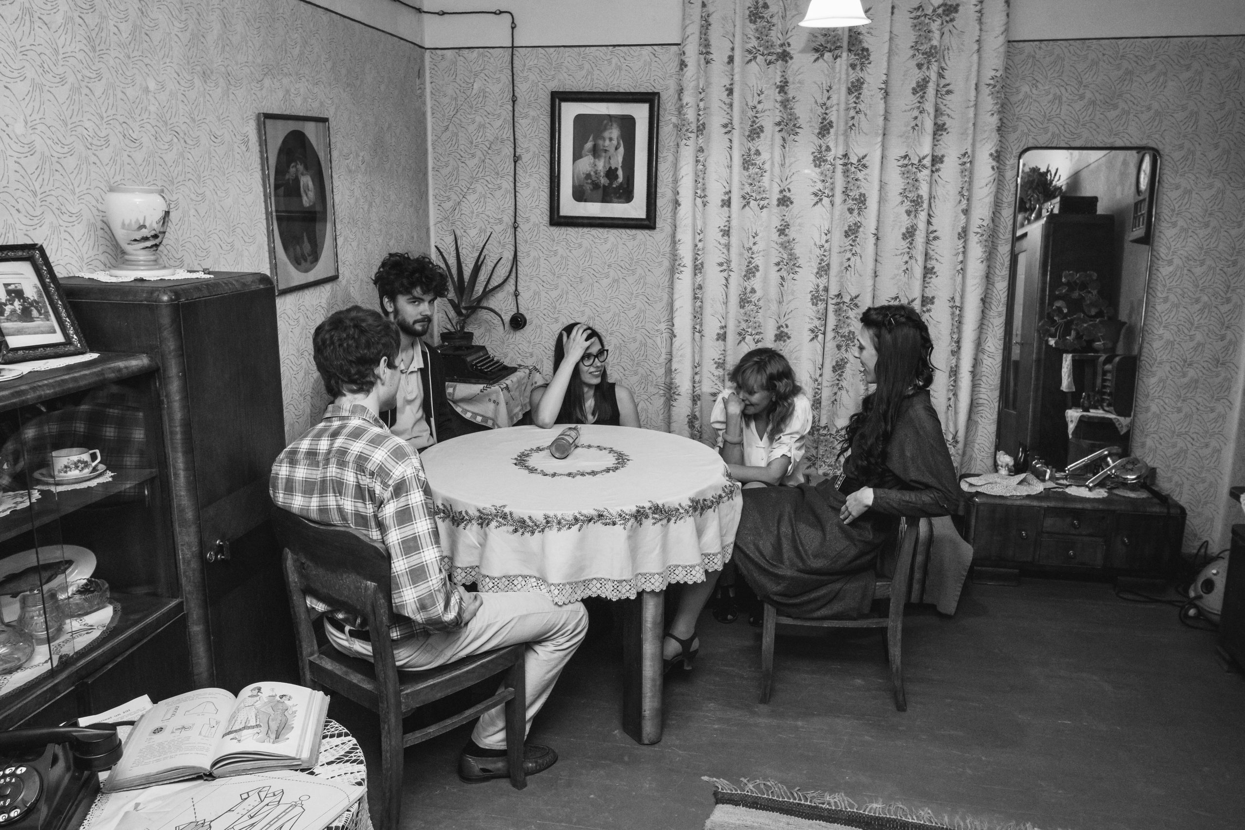 Skats no interaktīvā teātra izrādes 