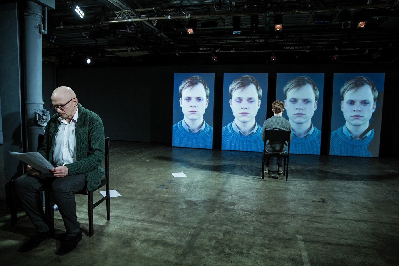 Hermanis – Ivars Puga, Klaudio – Uldis Siliņš // Foto – Matīss Markovskis