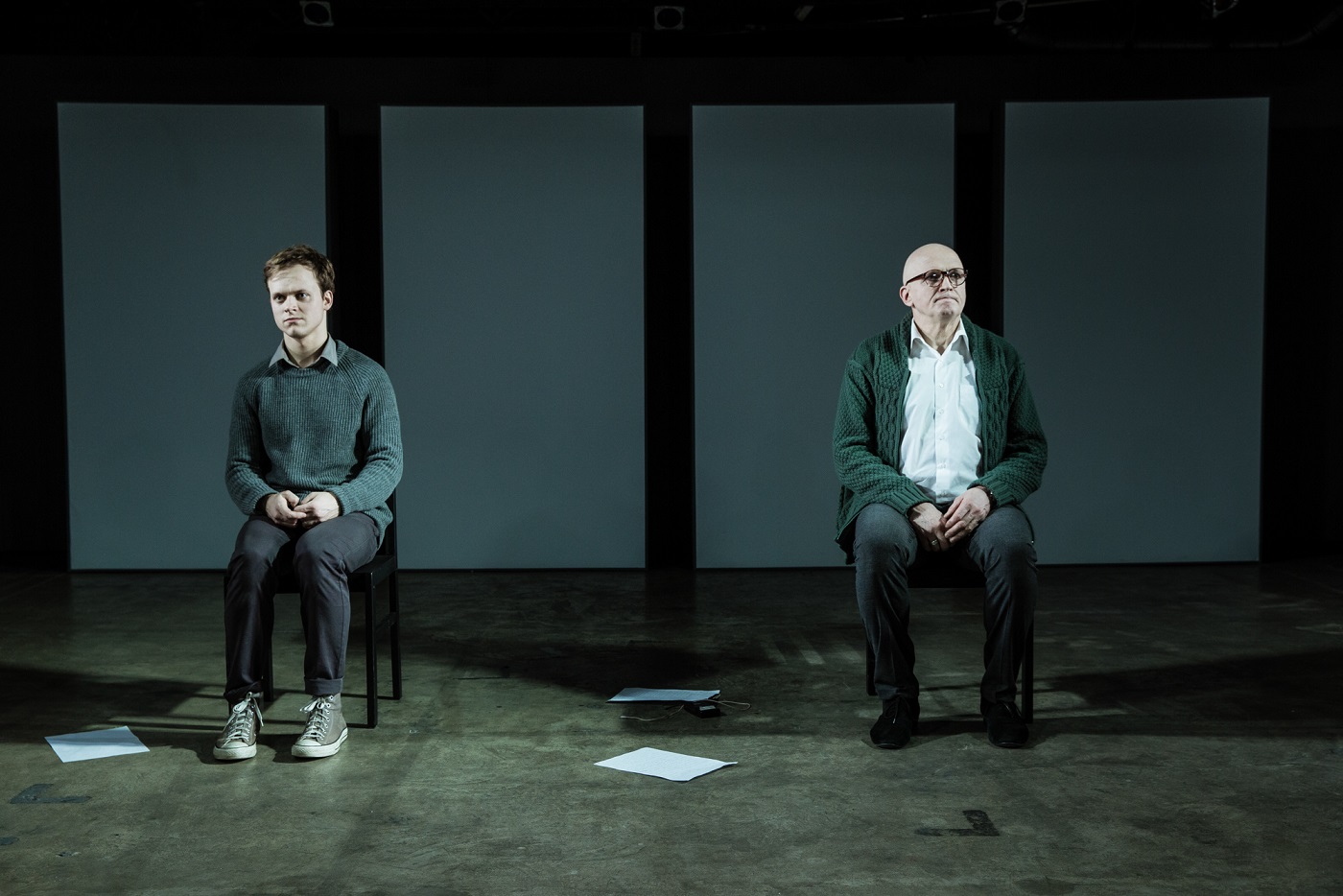 Klaudio – Uldis Siliņš, Hermanis – Ivars Puga // Foto – Matīss Markovskis