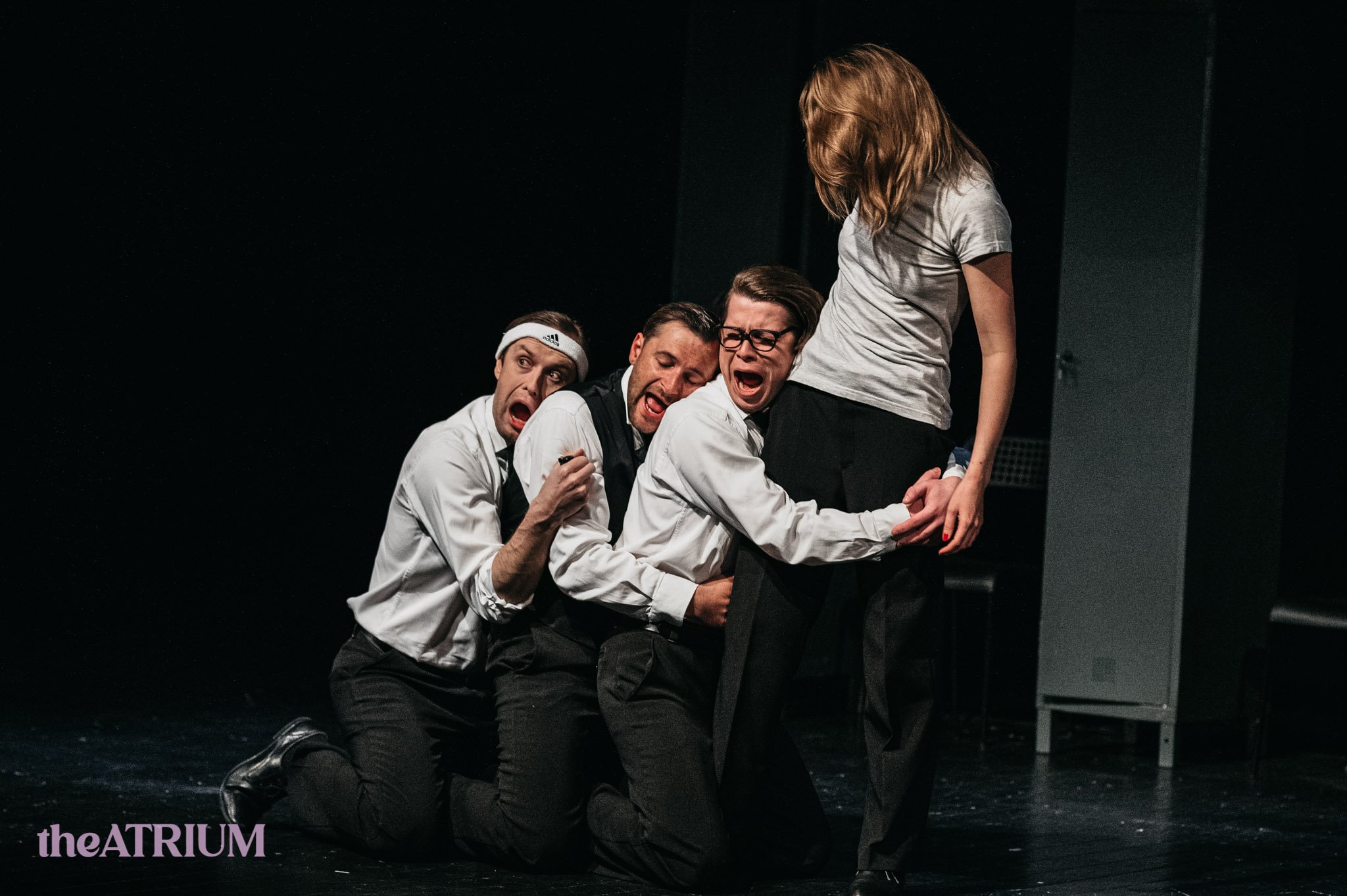 Skats no Kauņas Nacionālā drāmas teātra izrādes 