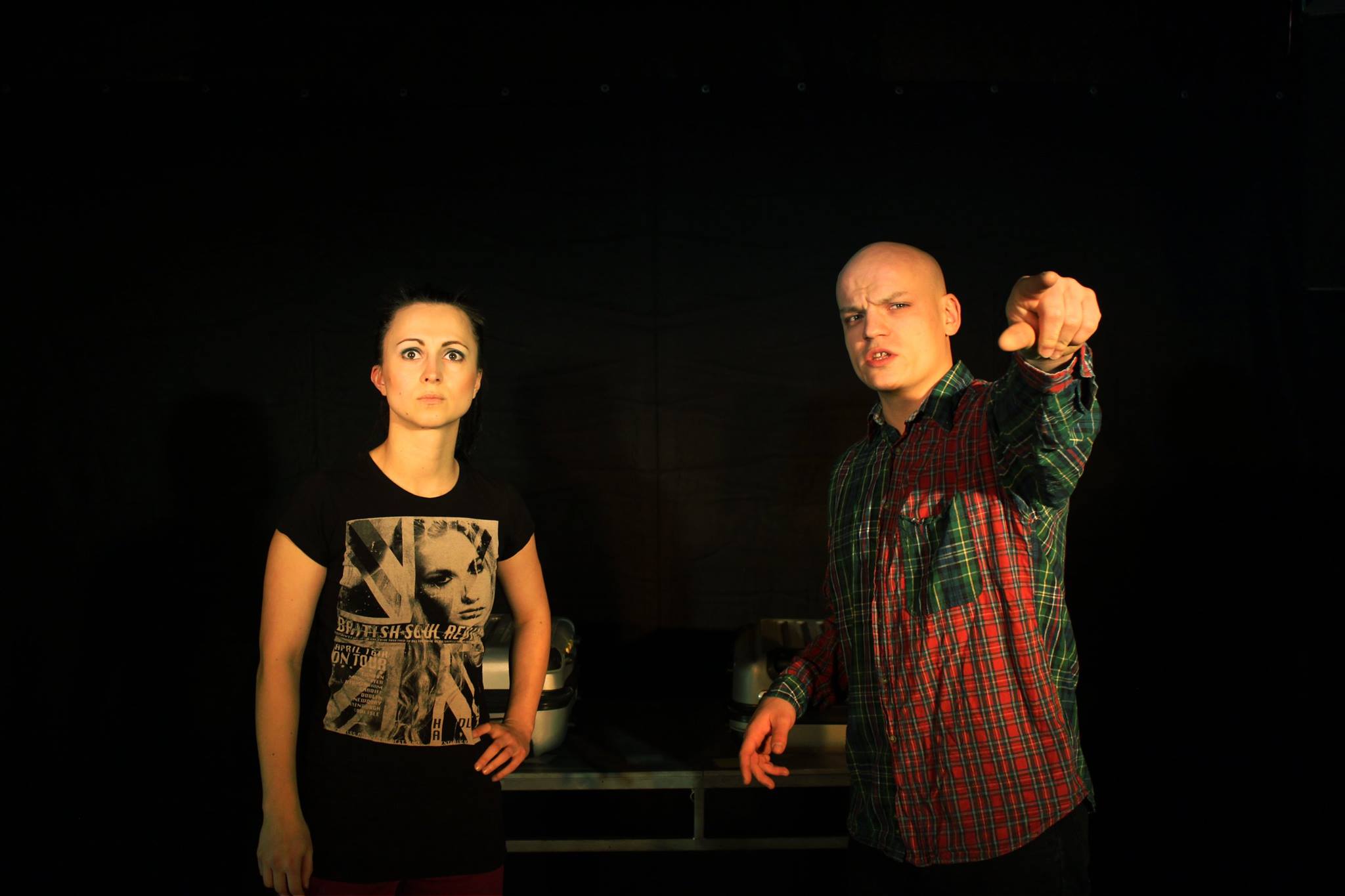 Skats no Goda teātra izrādes 