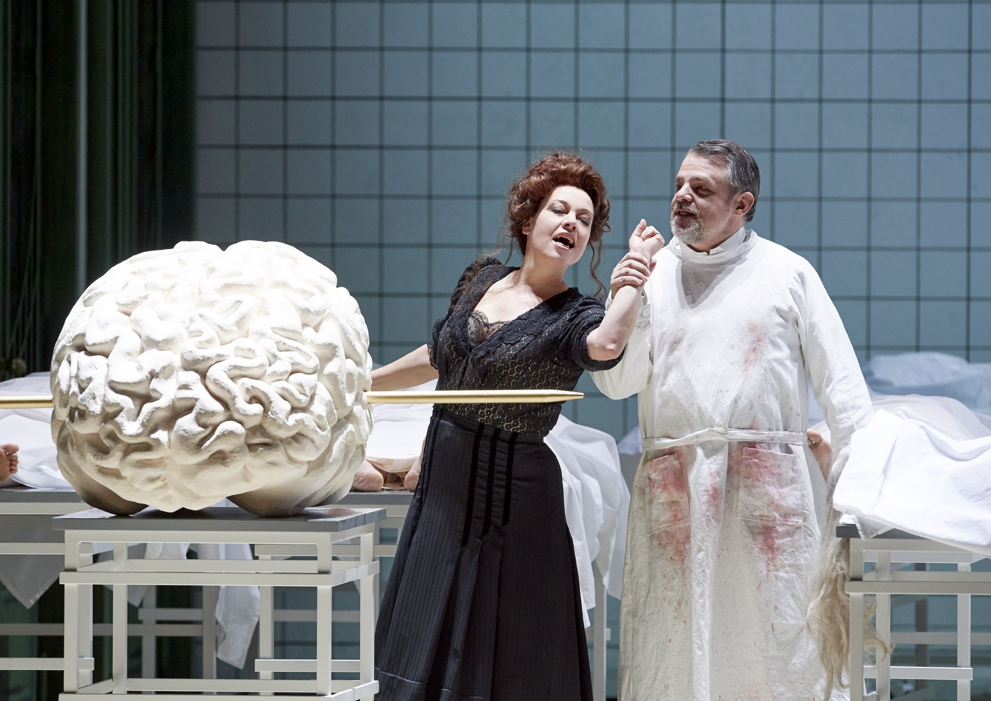 Skats no Alvja Hermaņa iestudētās Riharda Vāgnera operas 